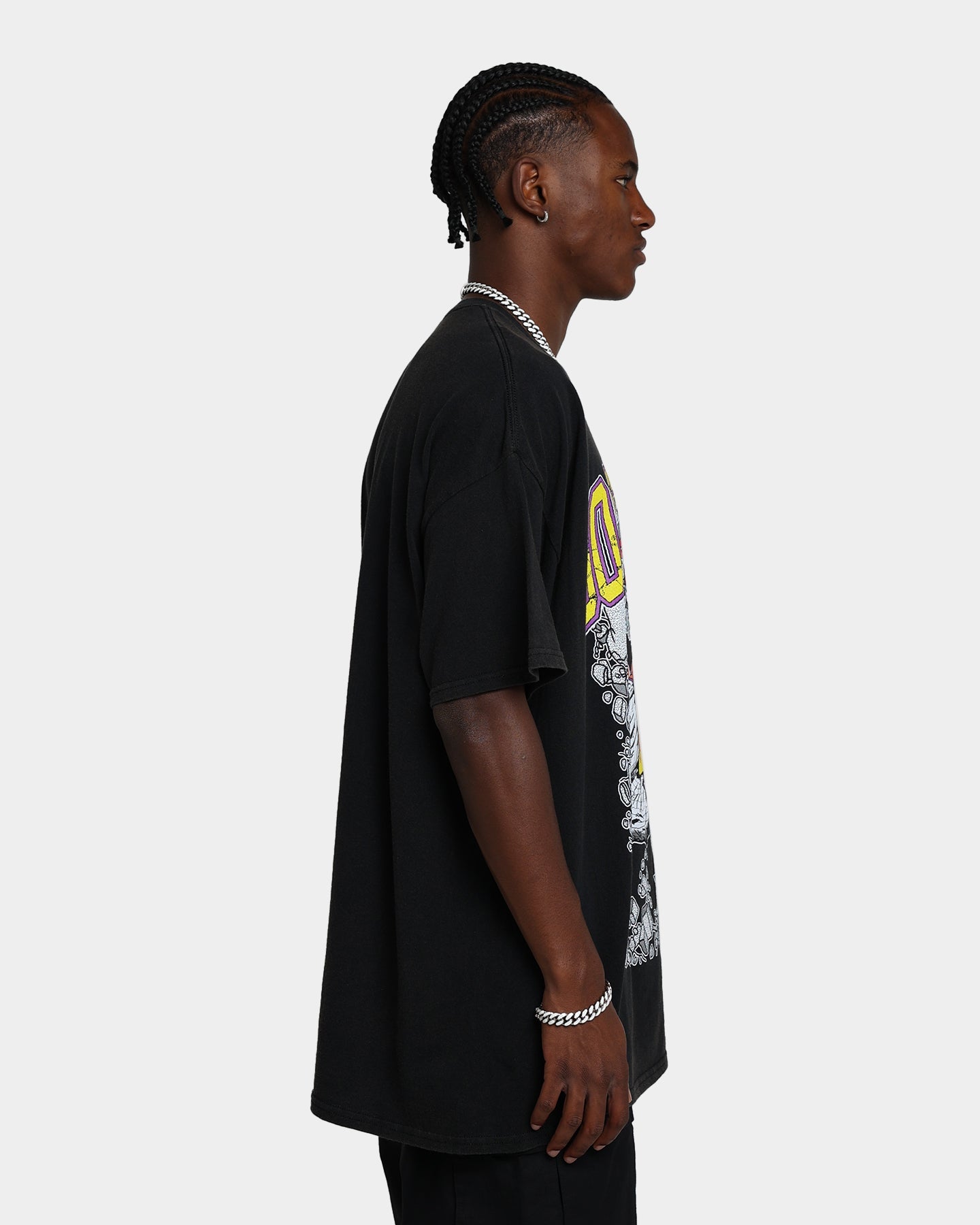 Goat Crew Rubble T-Shirt Black Wash