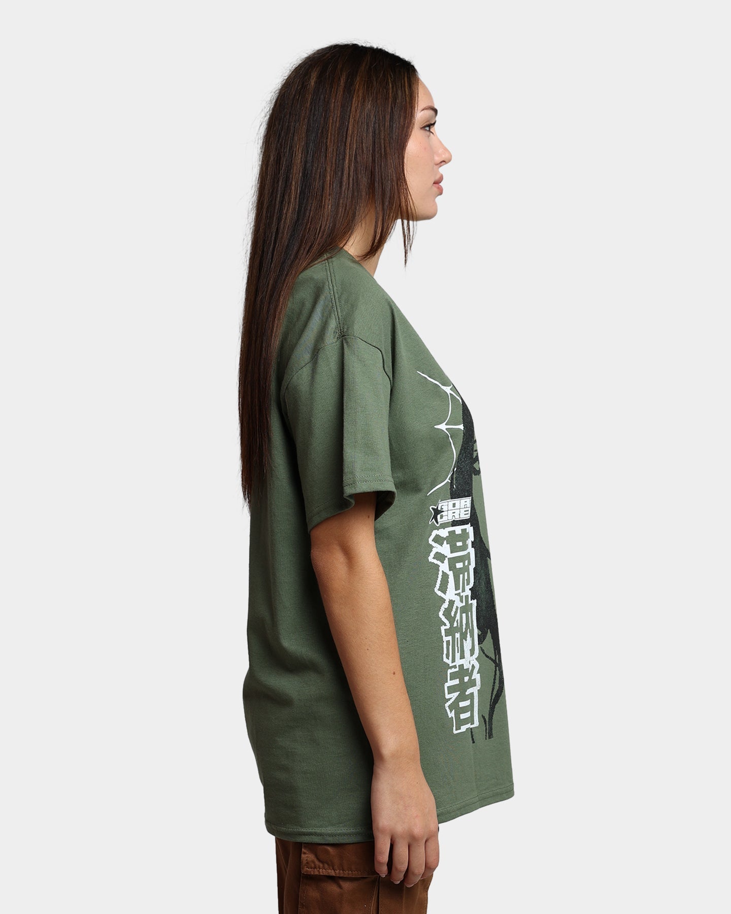 Goat Crew Delinquent T-Shirt Military Green Style001