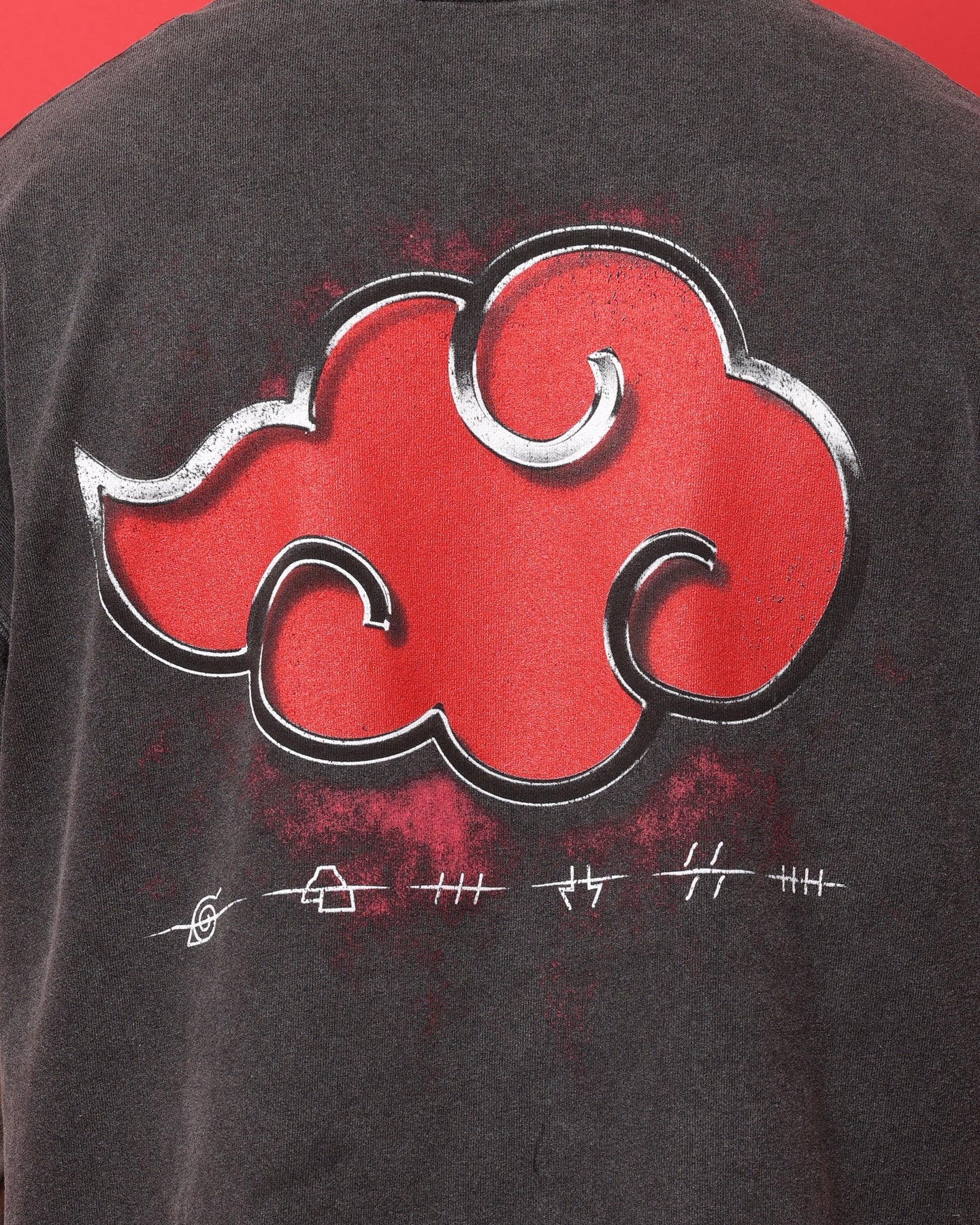 Goat Crew X Naruto Akatsuki Organic Heavyweight Vintage T-Shirt Vintage Black