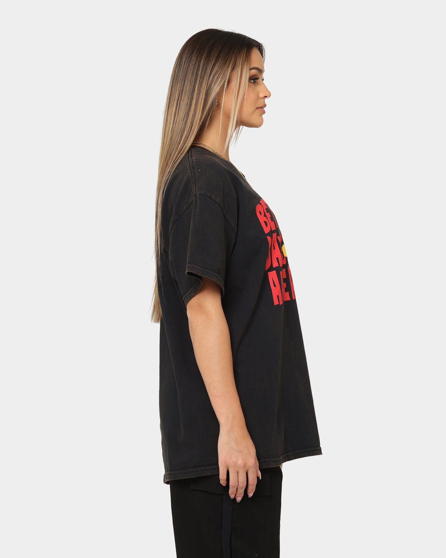 Goat Crew Better Days Vintage T-Shirt Black Wash Style001