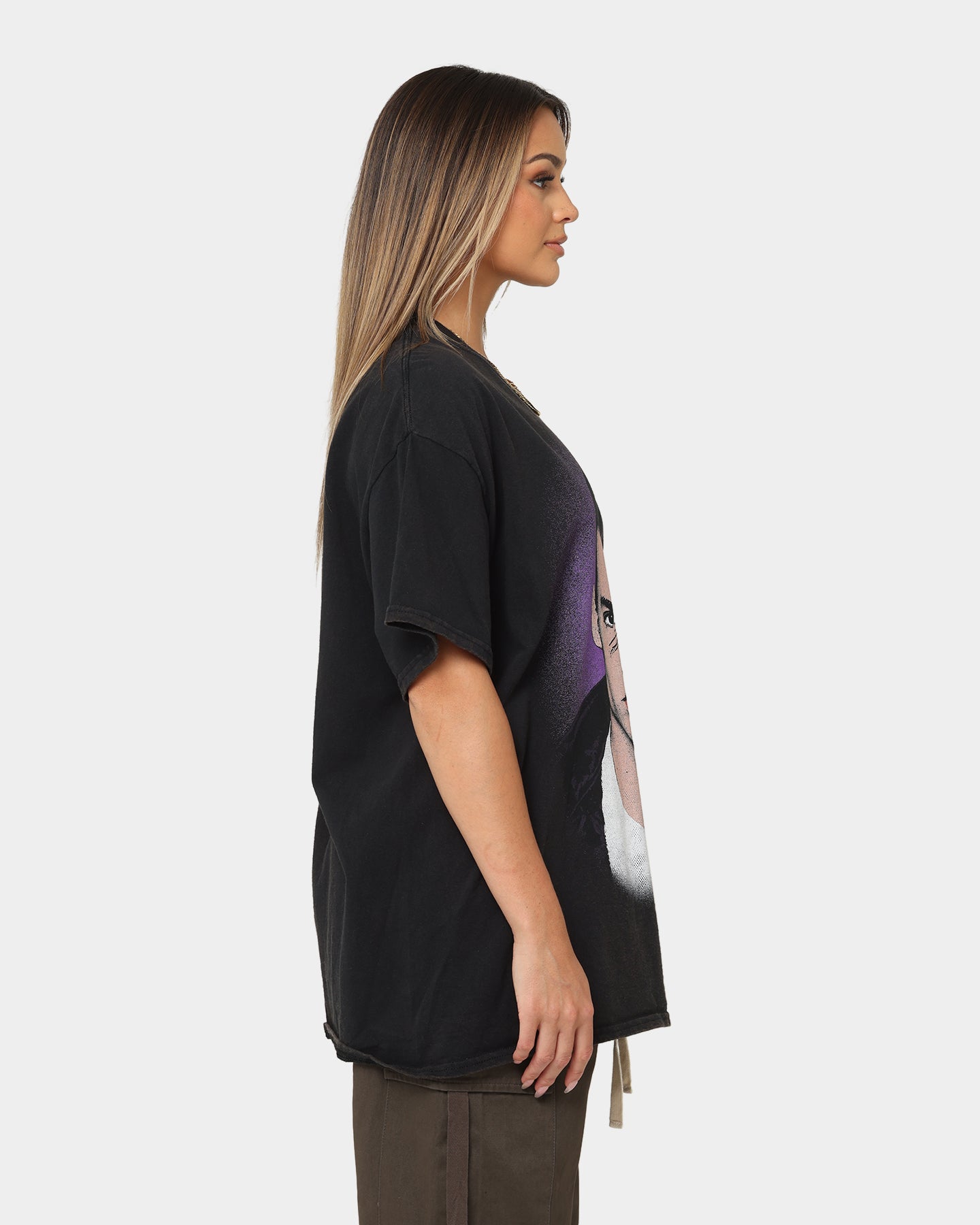 Goat Crew Cry Baby Vintage T-Shirt Black Wash Style001