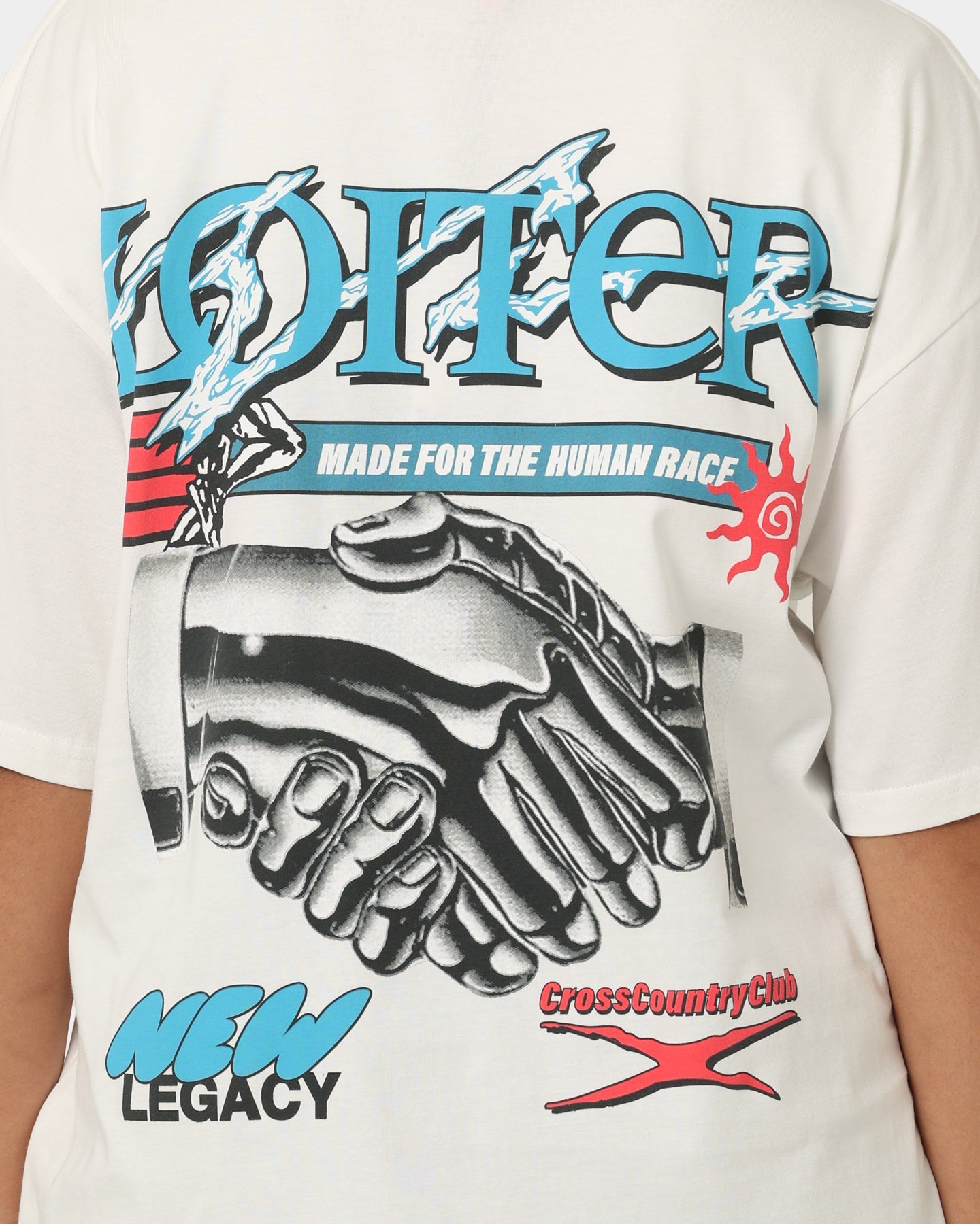 Loiter New Legacy Vintage T-Shirt Off White Style001
