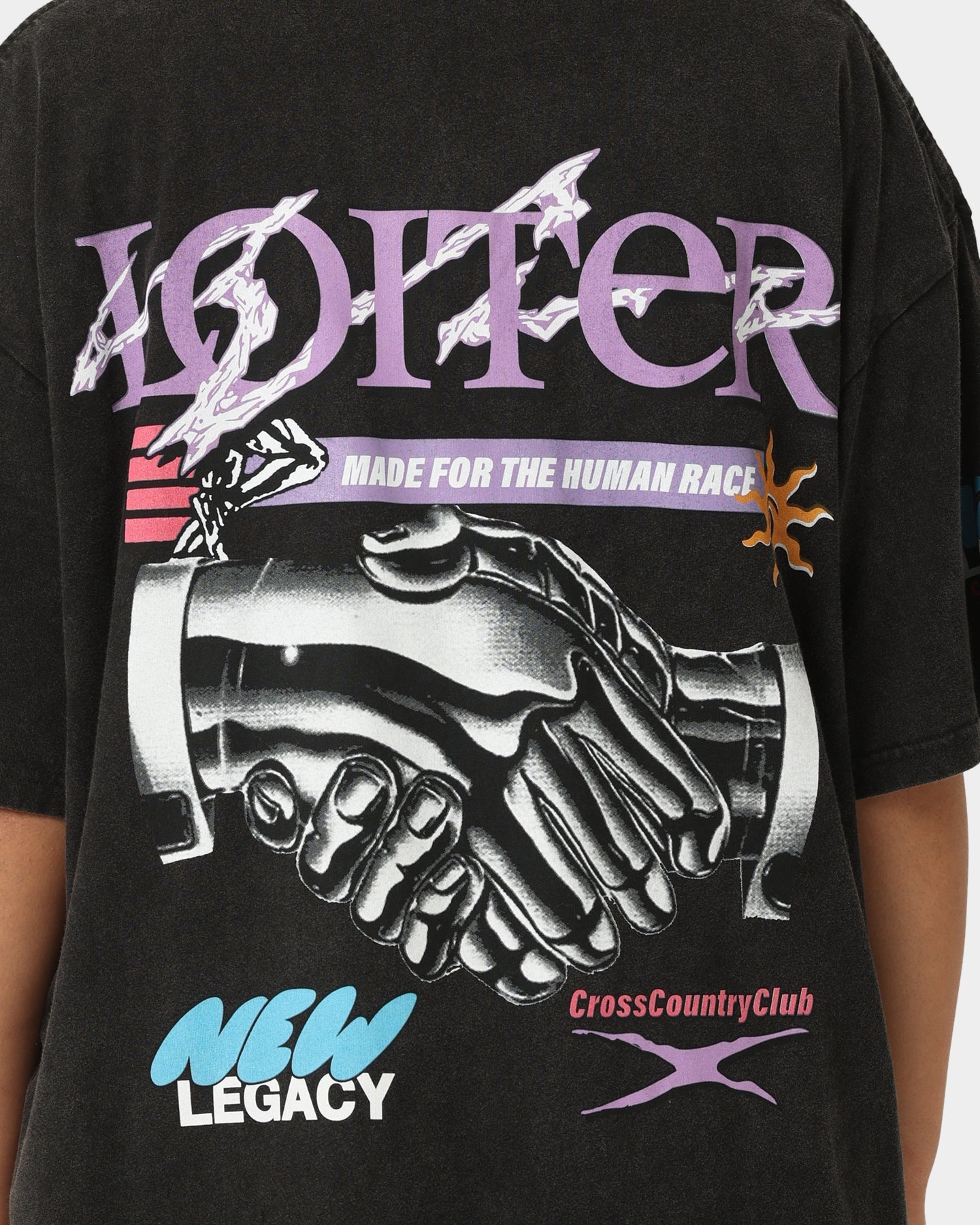 Loiter New Legacy Vintage T-Shirt Vintage Black Style001