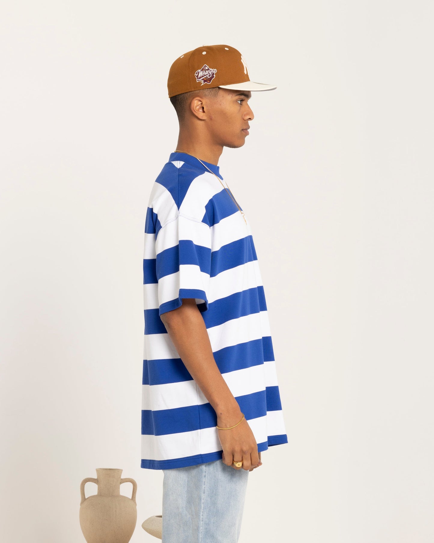 Carre Offside Oversized T-Shirt Navy/White