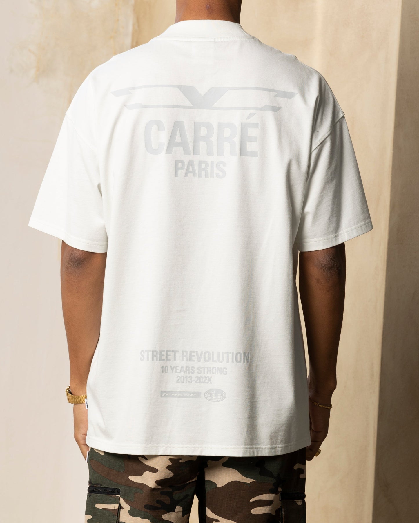 Carre Revolution Oversized T-Shirt Ice Grey