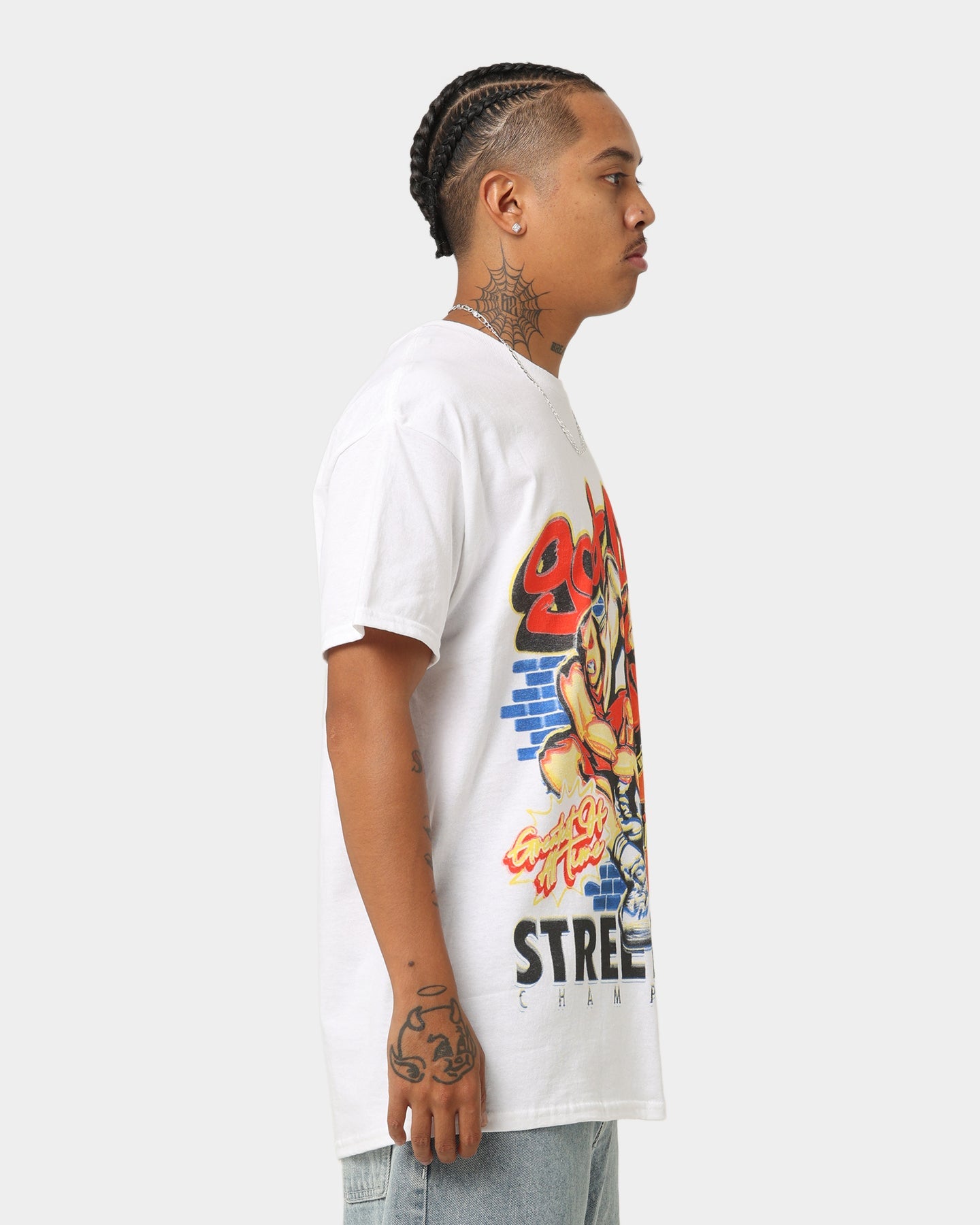 Goat Crew Street Ball T-Shirt White