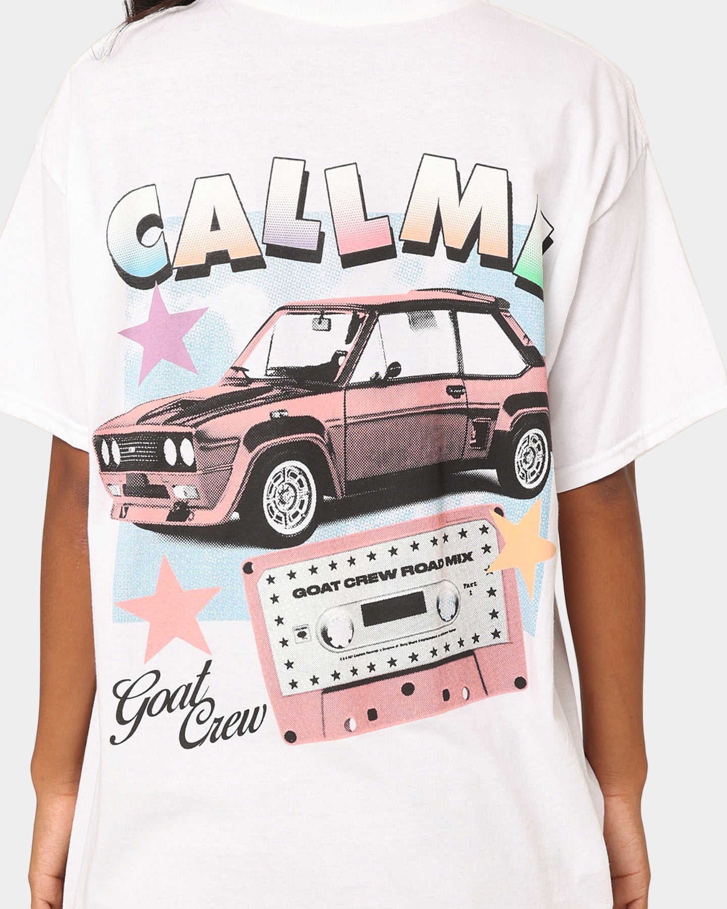 Goat Crew Call Me Vintage T-Shirt Off White Style002
