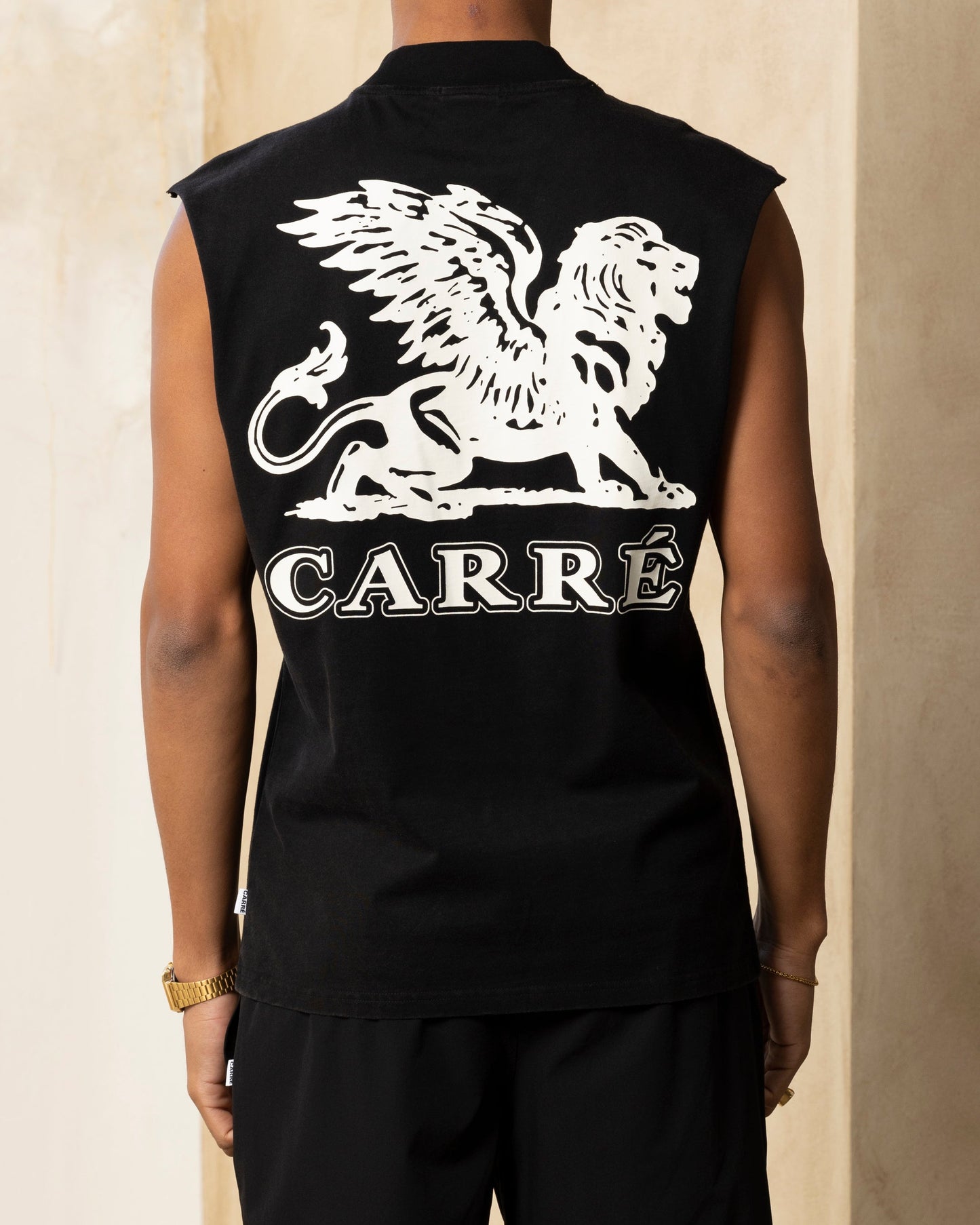 Carre Formula Muscle T-Shirt Washed Black