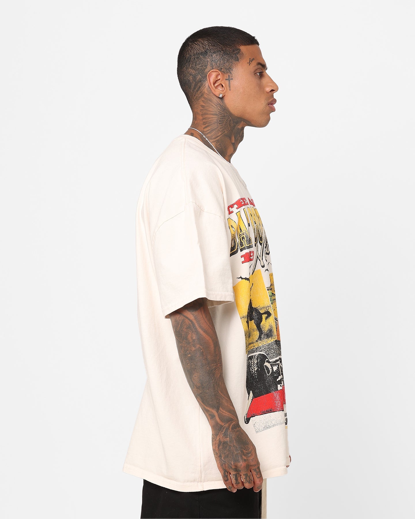 Goat Crew Bat Country Cup Heavyweight T-Shirt Off White