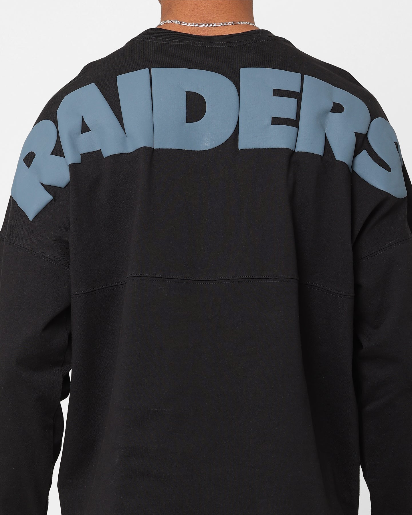 Majestic Athletic Las Vegas Raiders Tonal Stark Long Sleeve T-Shirt Faded Black