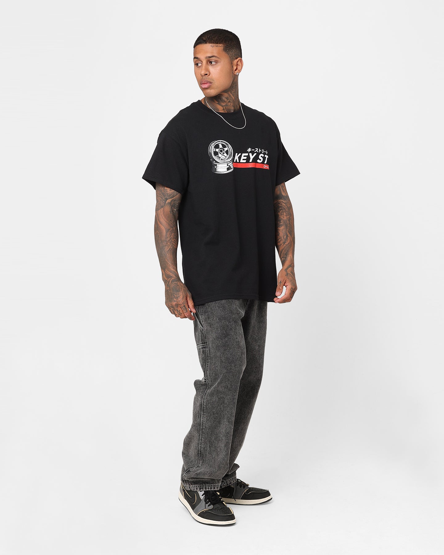 Key Street Specialists T-Shirt Black Wash