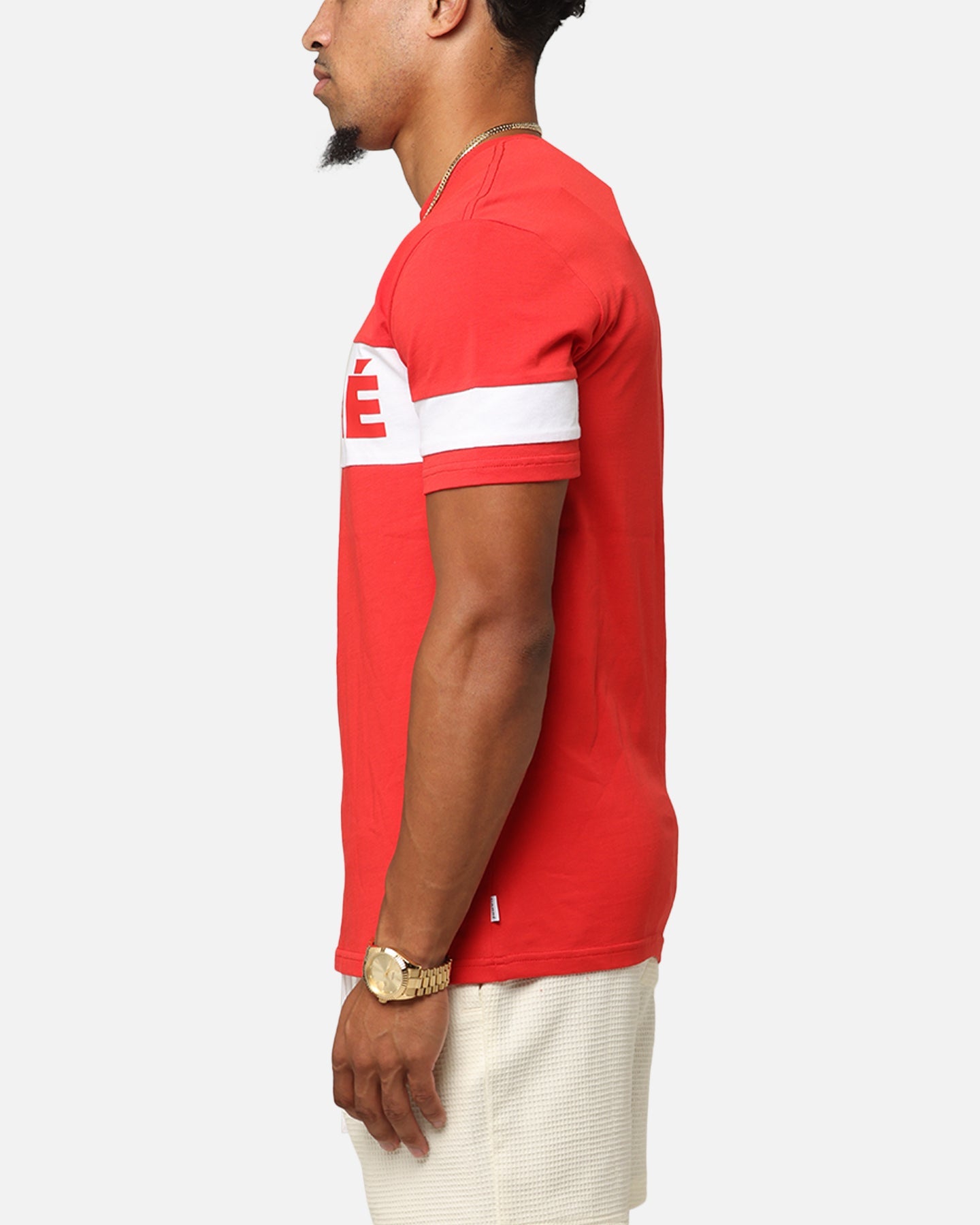Carre Bars T-Shirt Red/White