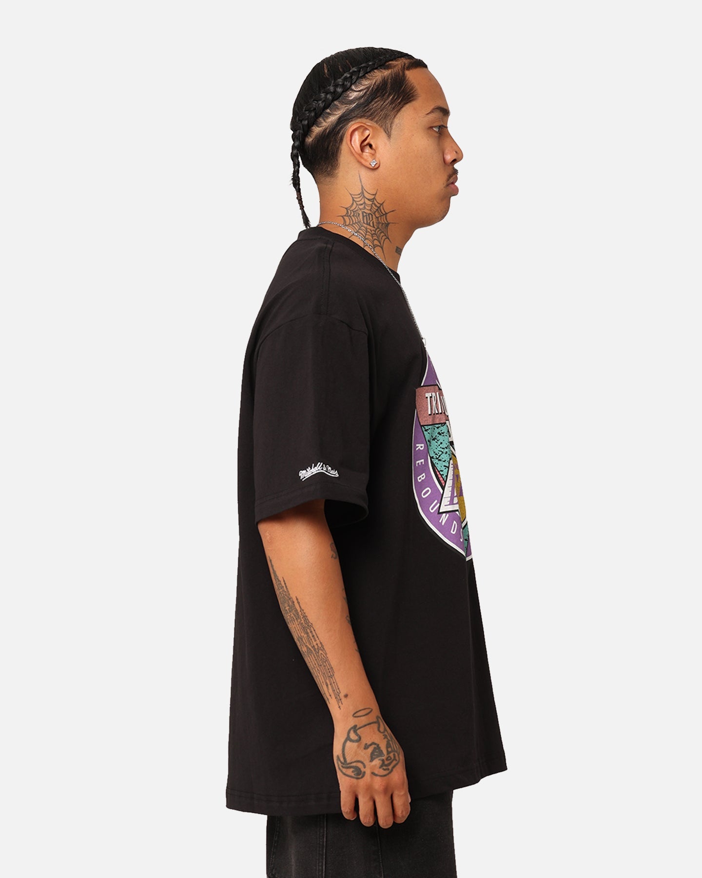 Mitchell & Ness Los Angeles Lakers Triple Double Club T-Shirt Black