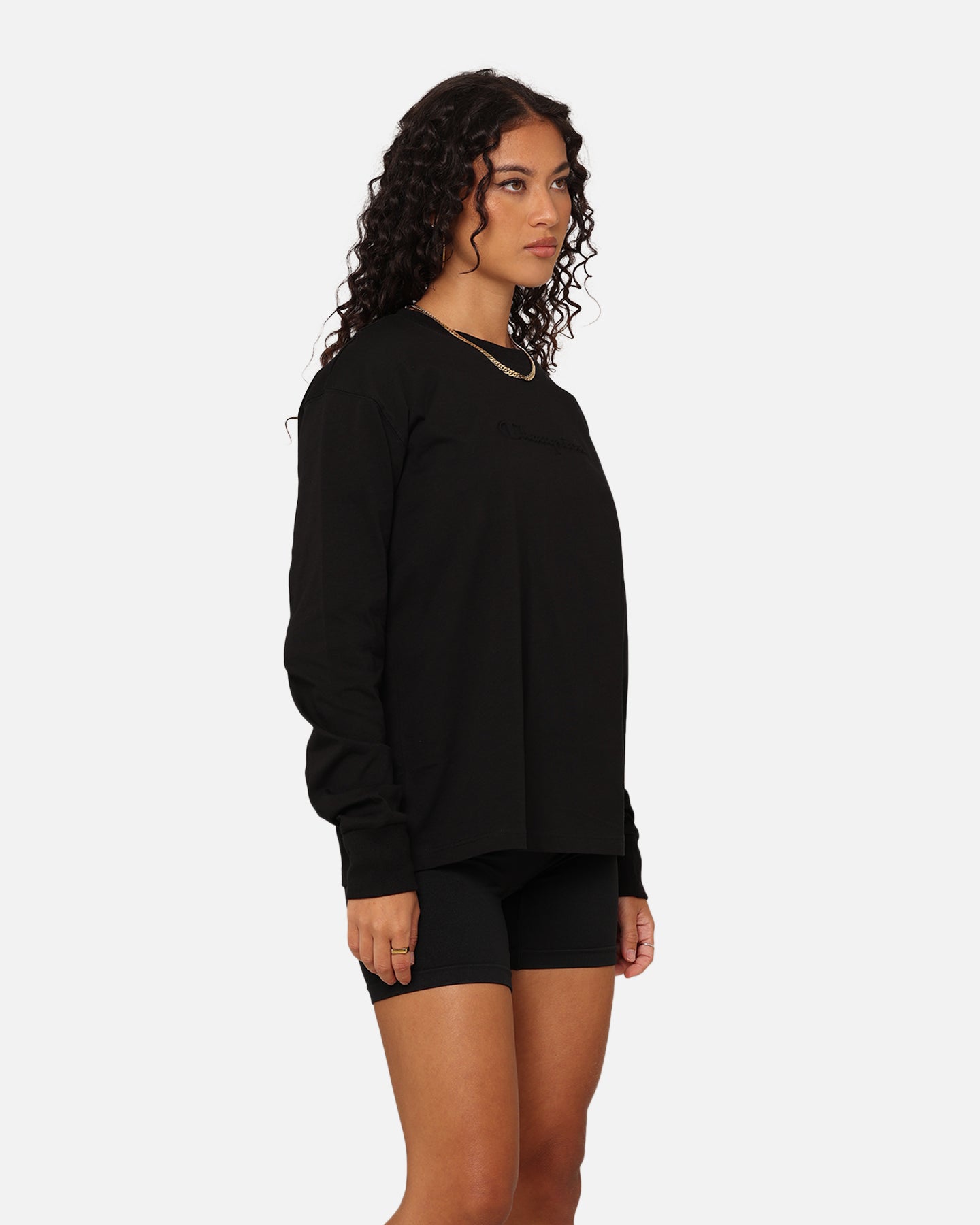 Champion Women's Rochester Tech Long Sleeve T-Shirt Black