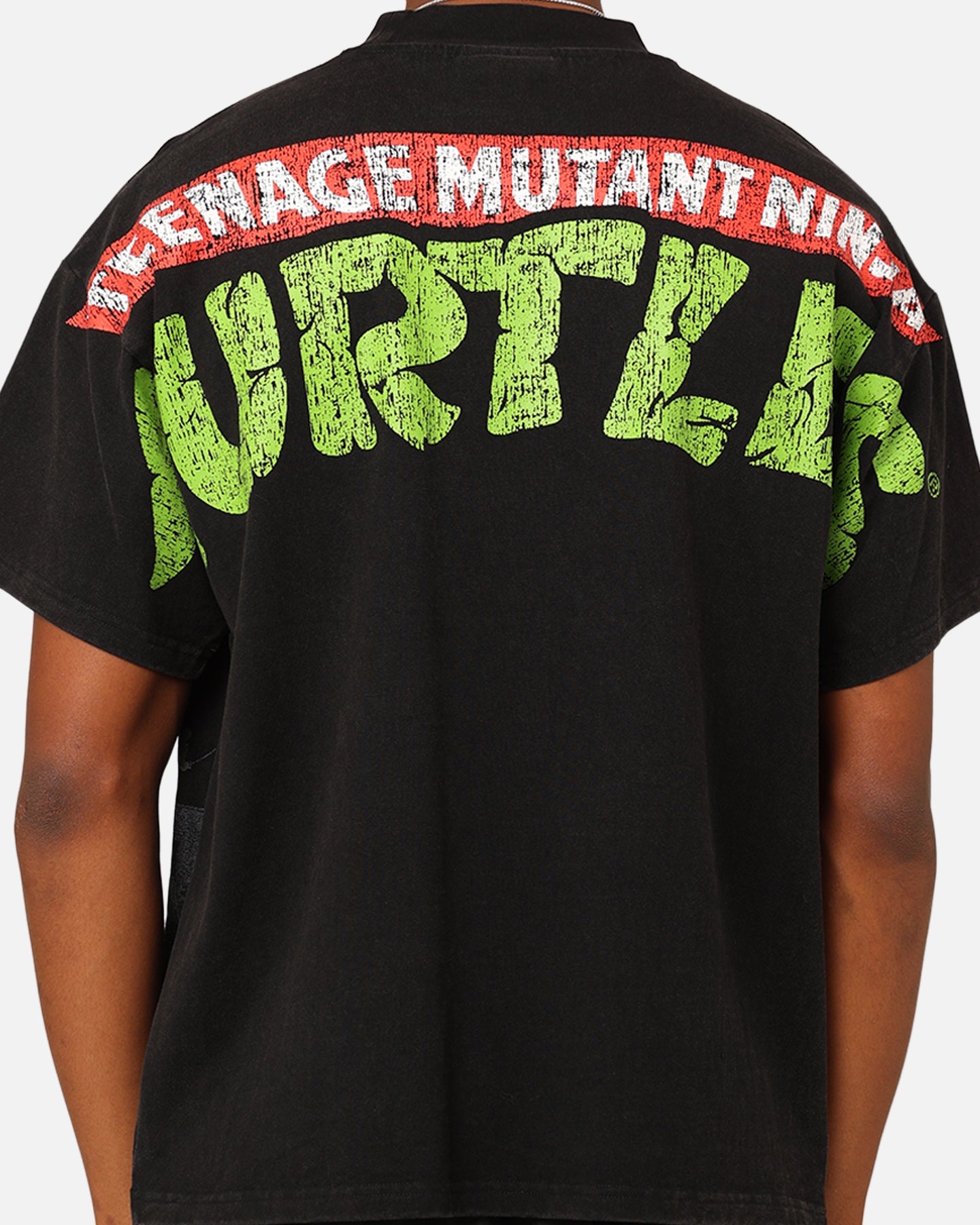 American Thrift X Teenage Mutant Ninja Turtles Shredder Colossal T-Shirt Black Wash