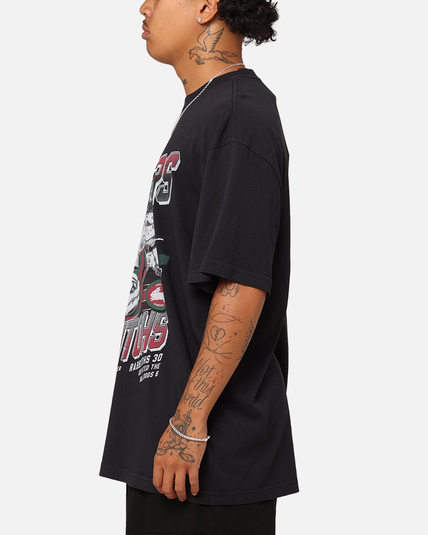 Mitchell & Ness South Sydney Rabbitohs 2014 Grand Final T-Shirt Faded Black