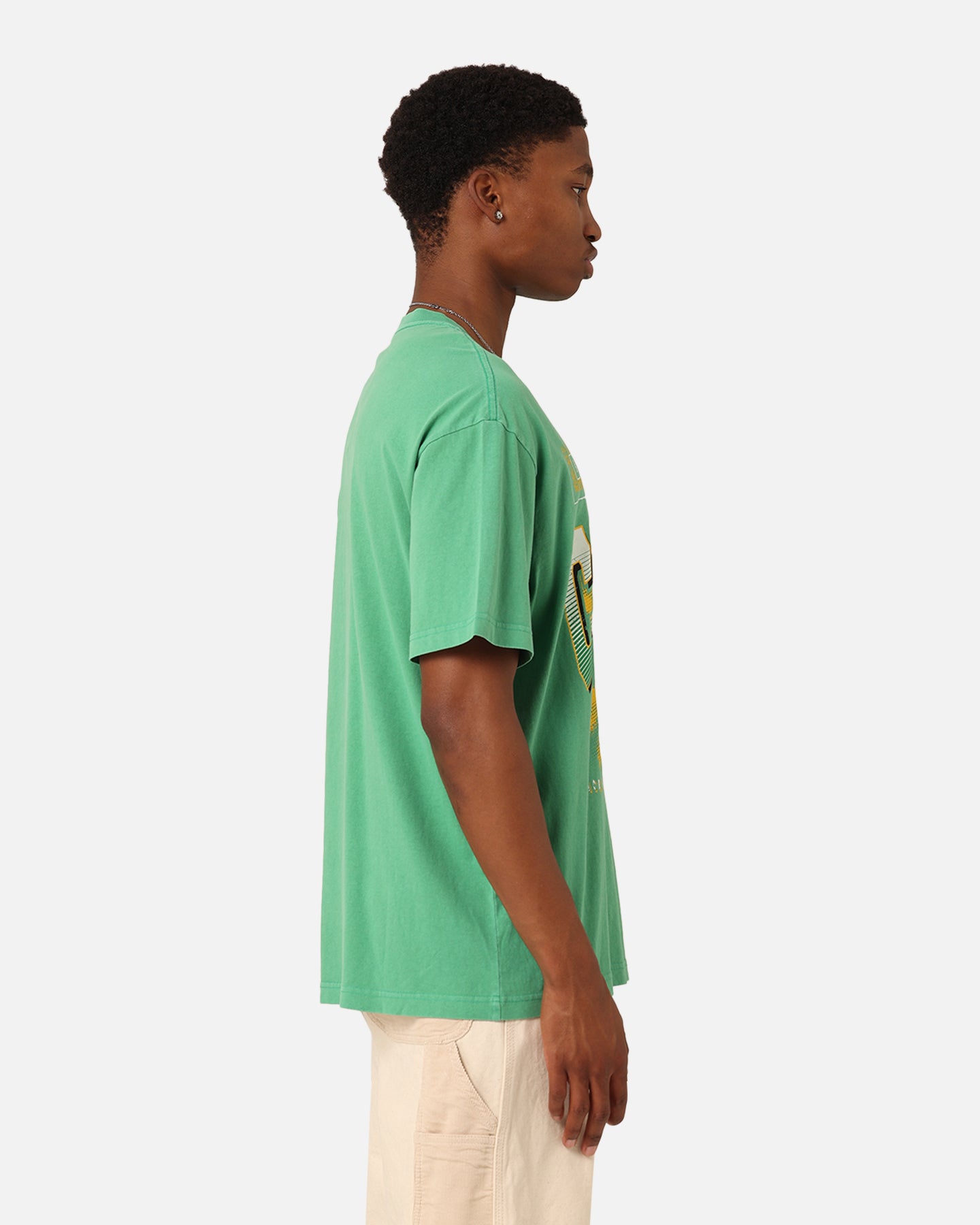 Mitchell & Ness Boston Celtics Brush Off 2.0 T-Shirt Vintage White