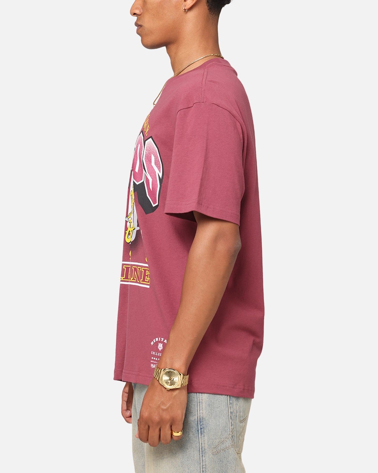 Mitchell & Ness Brisbane Broncos 1988 Crest T-Shirt Maroon