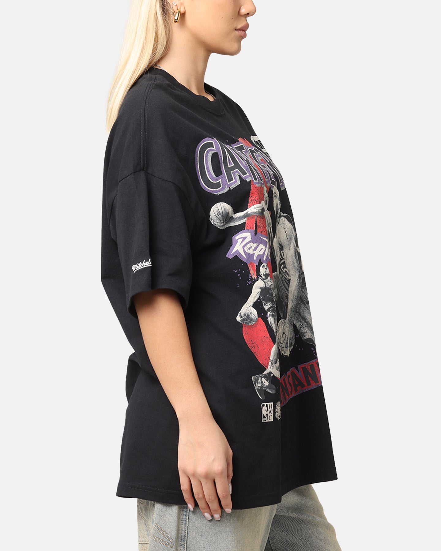 Mitchell & Ness Toronto Raptors Vince Carter Abstract Player T-Shirt Faded Black Style001