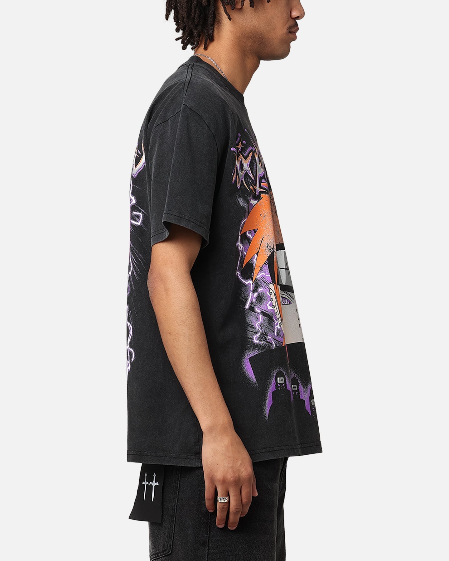 Goat Crew X Naruto Six Paths Of Pain Heavy T-Shirt Vintage Black