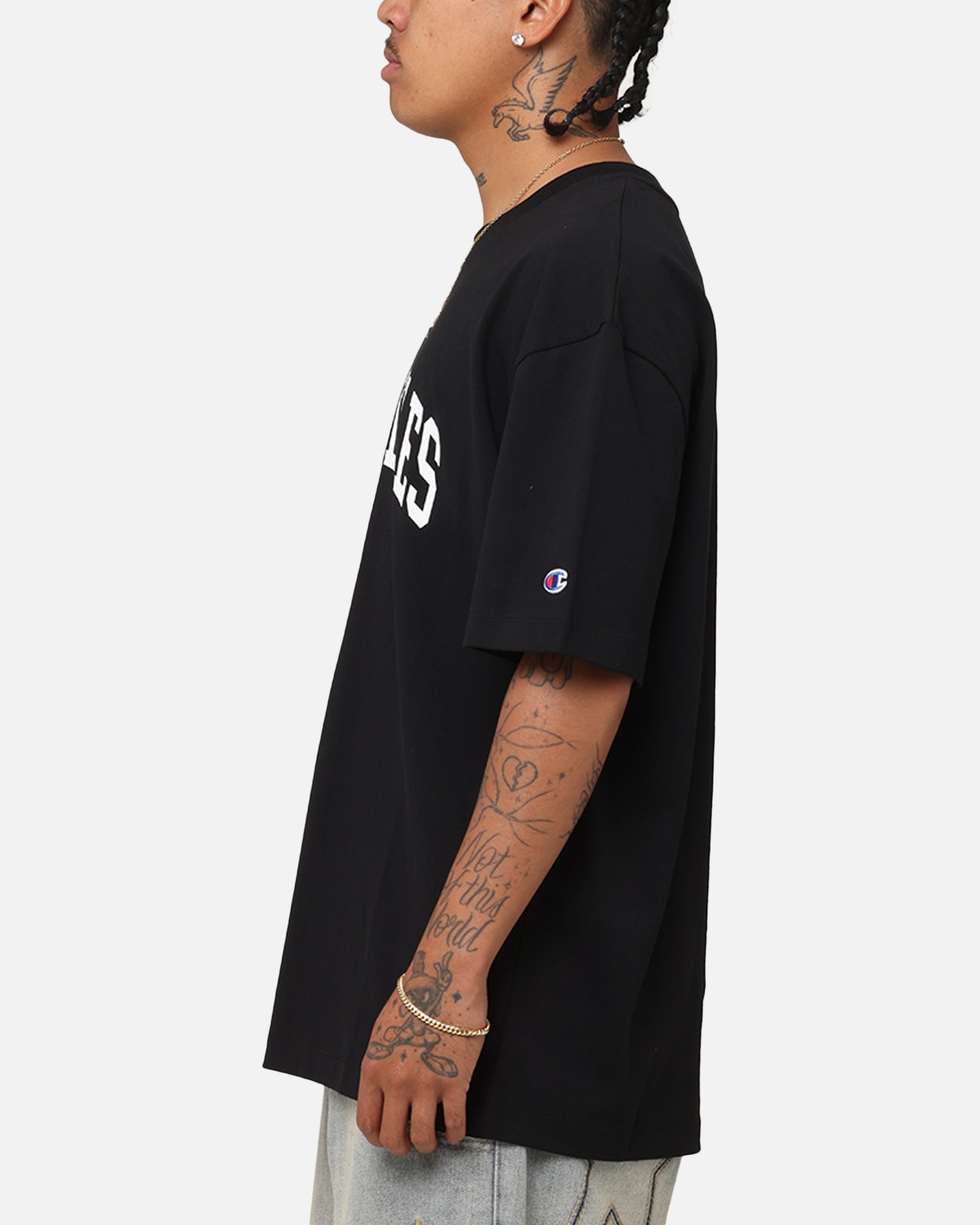 Champion Heritage Los Angeles Logo Graphic T-Shirt Black