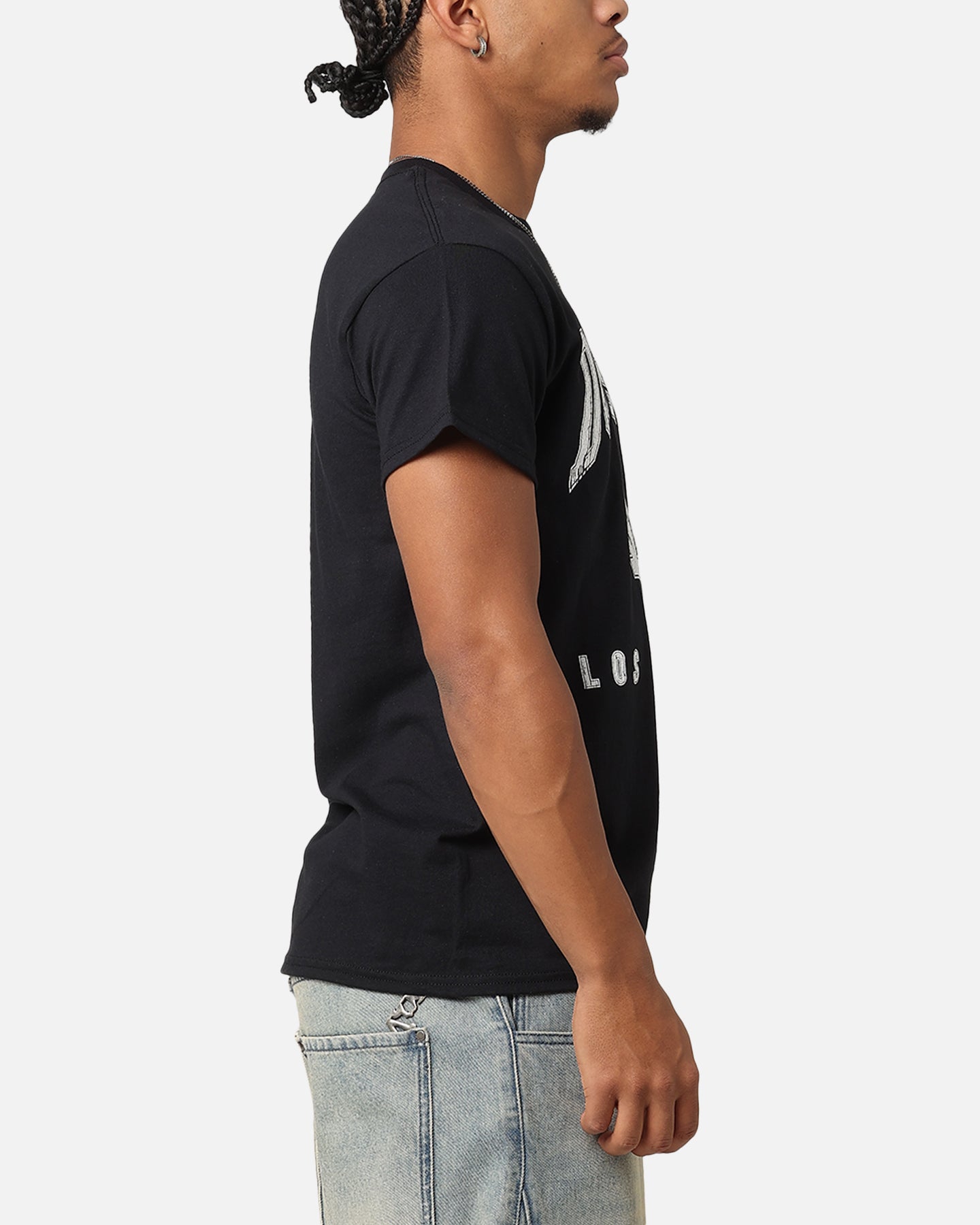 Majestic Athletic Los Angeles Dodgers Blecker Team Arch T-Shirt Black