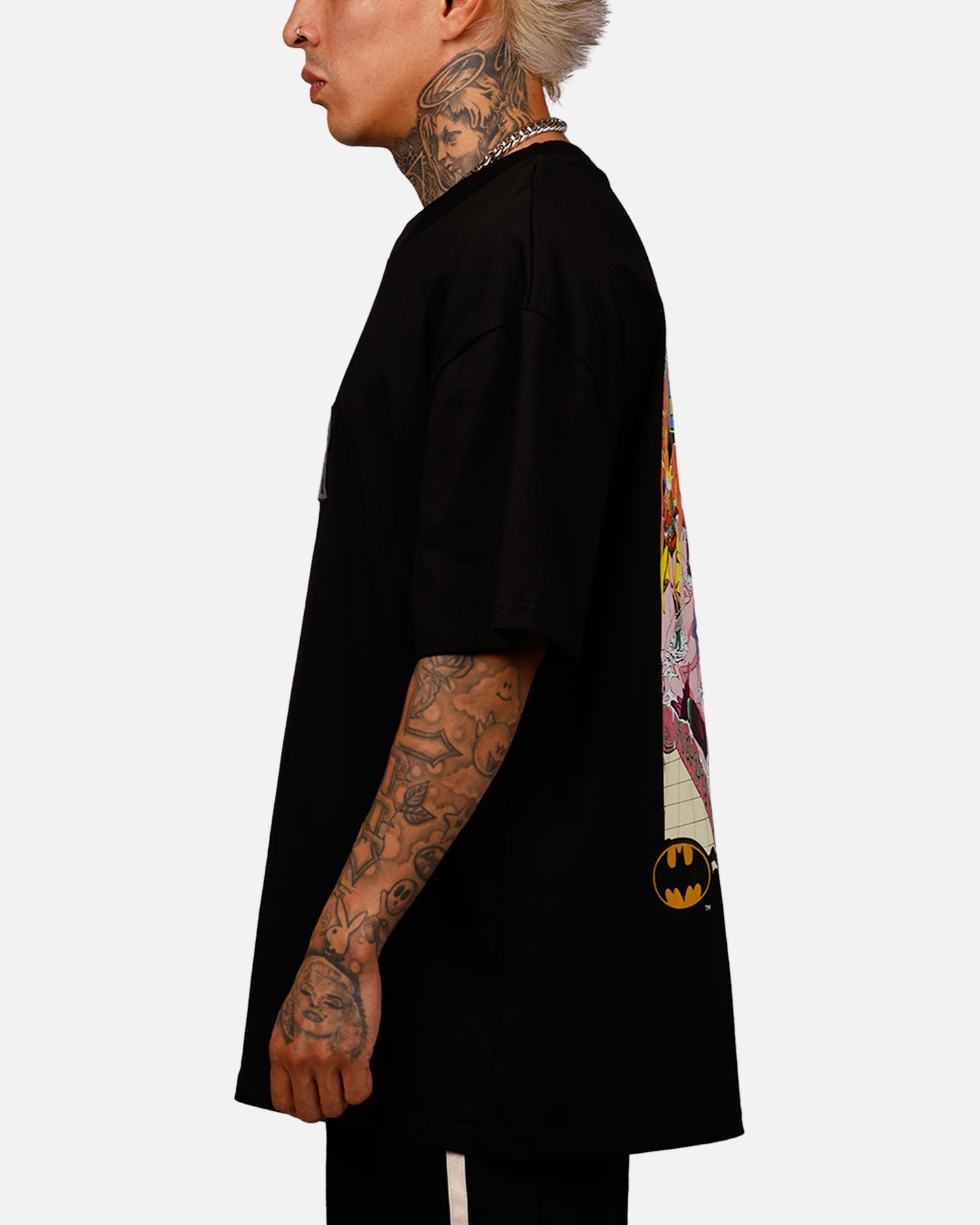 Freeze Max DC Batman The Joker 'Troublemakers' Fireworks T-Shirt Black