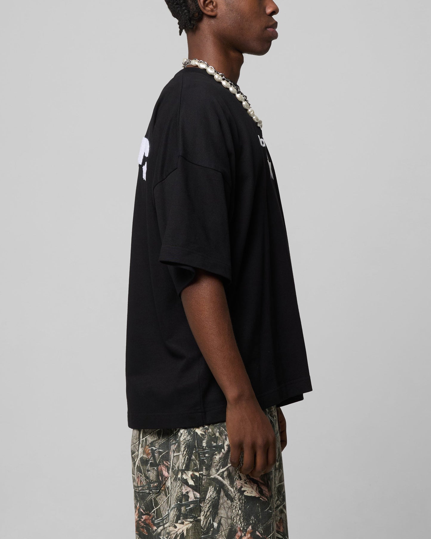 Loiter Premium Essentials Boxy T-Shirt Black
