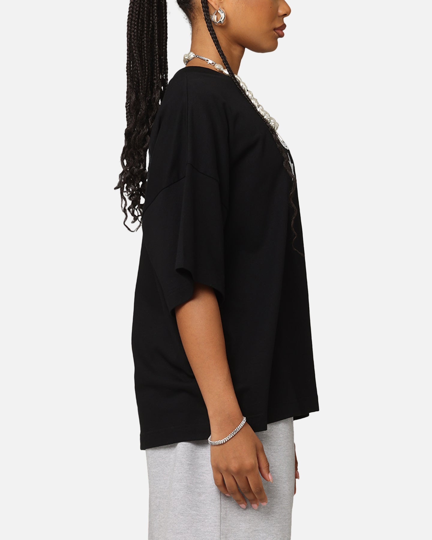 Loiter Premium Essentials Boxy T-Shirt Black Style001