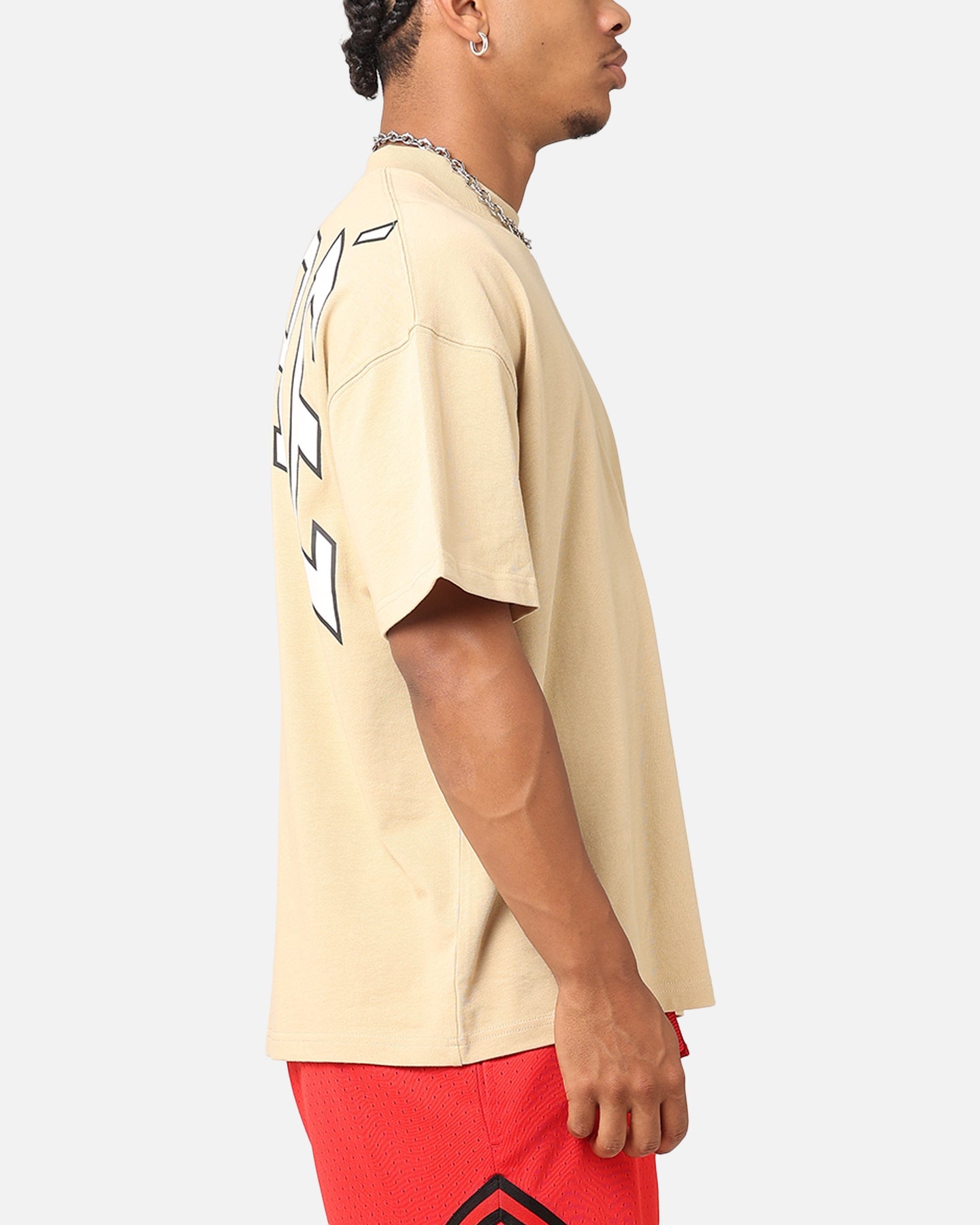 Carre Rose Oversized T-Shirt Stone