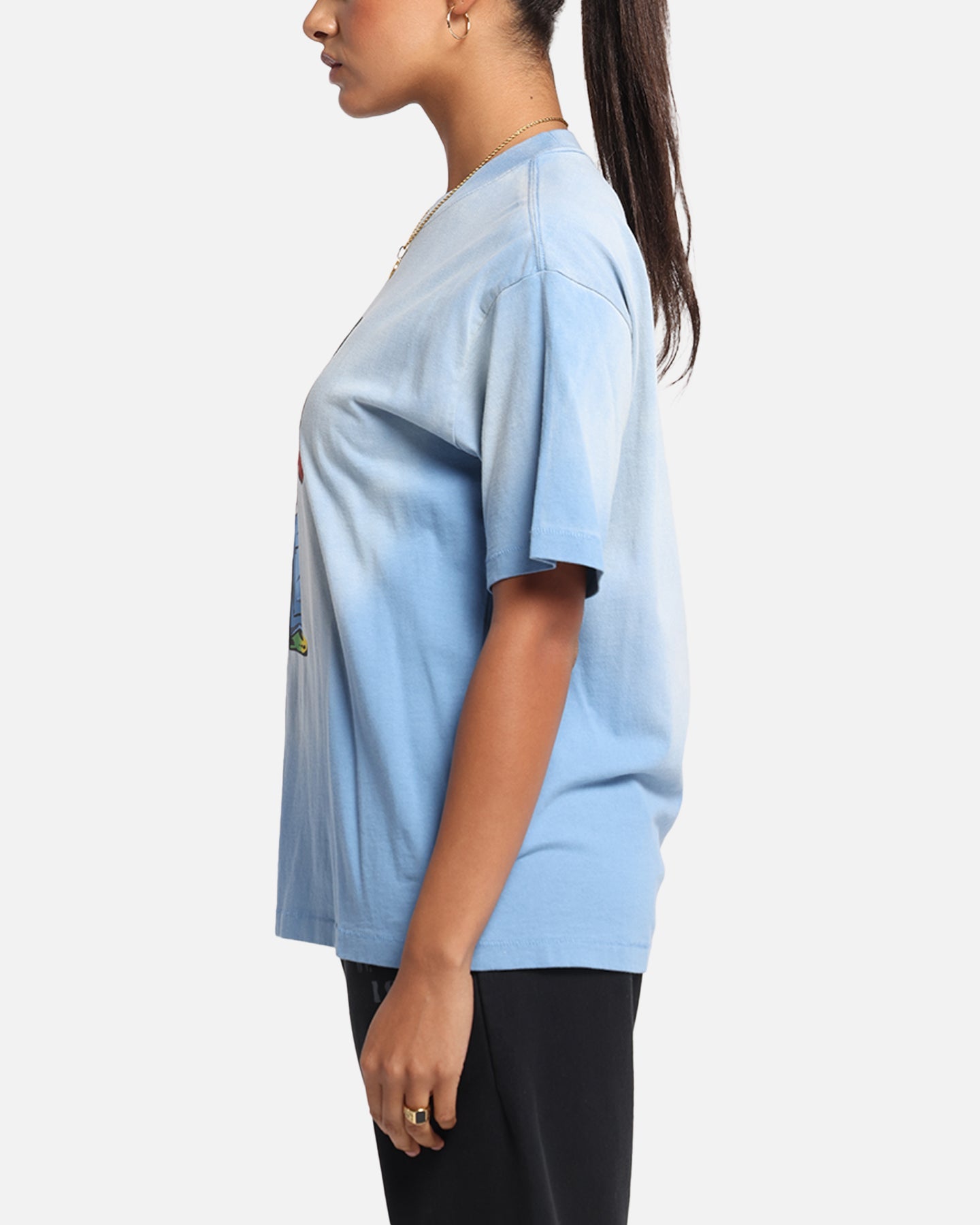 Market Fit Check Bear T-Shirt Sky Blue Style001