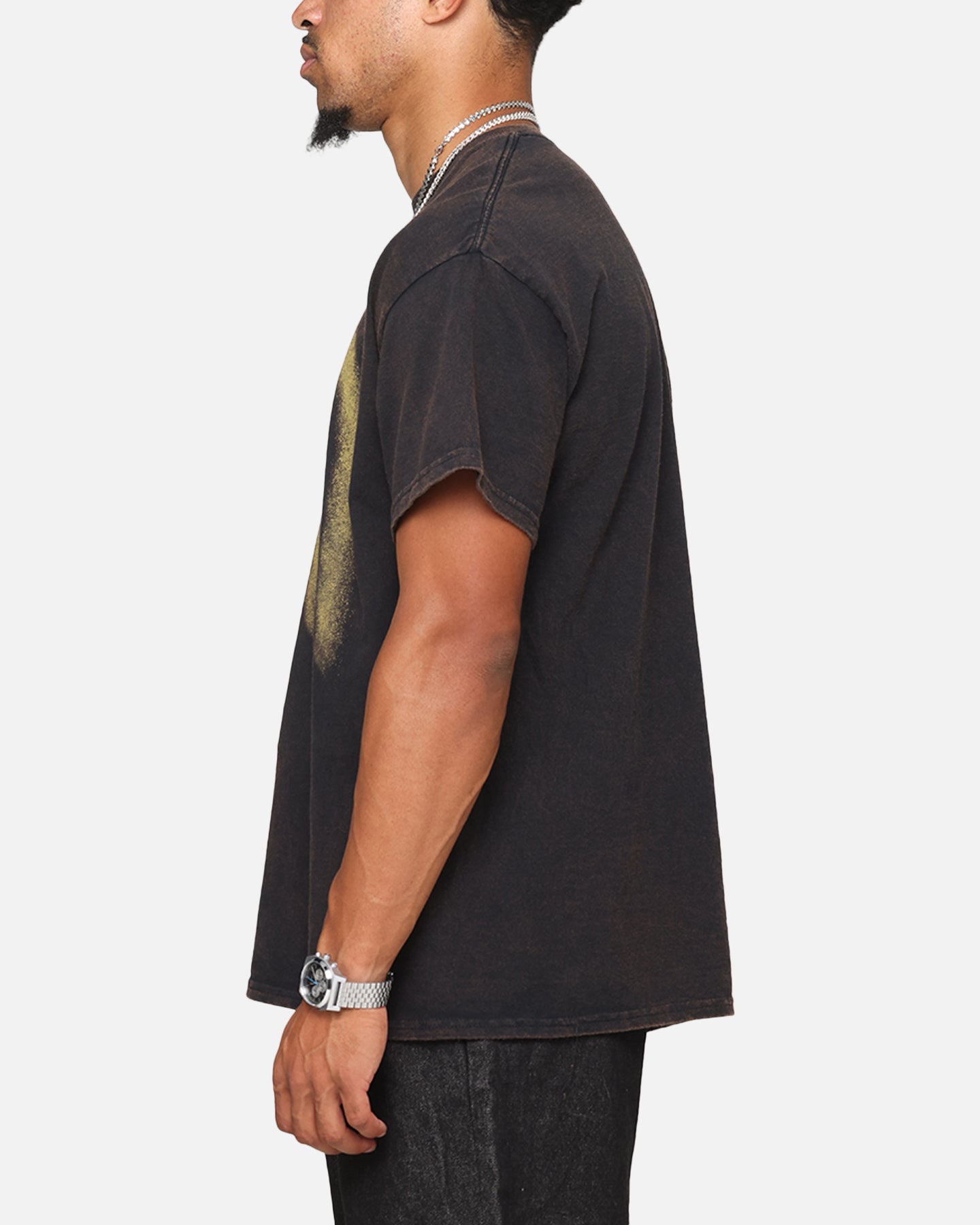 Korn Logo Noise T-Shirt Black Vintage