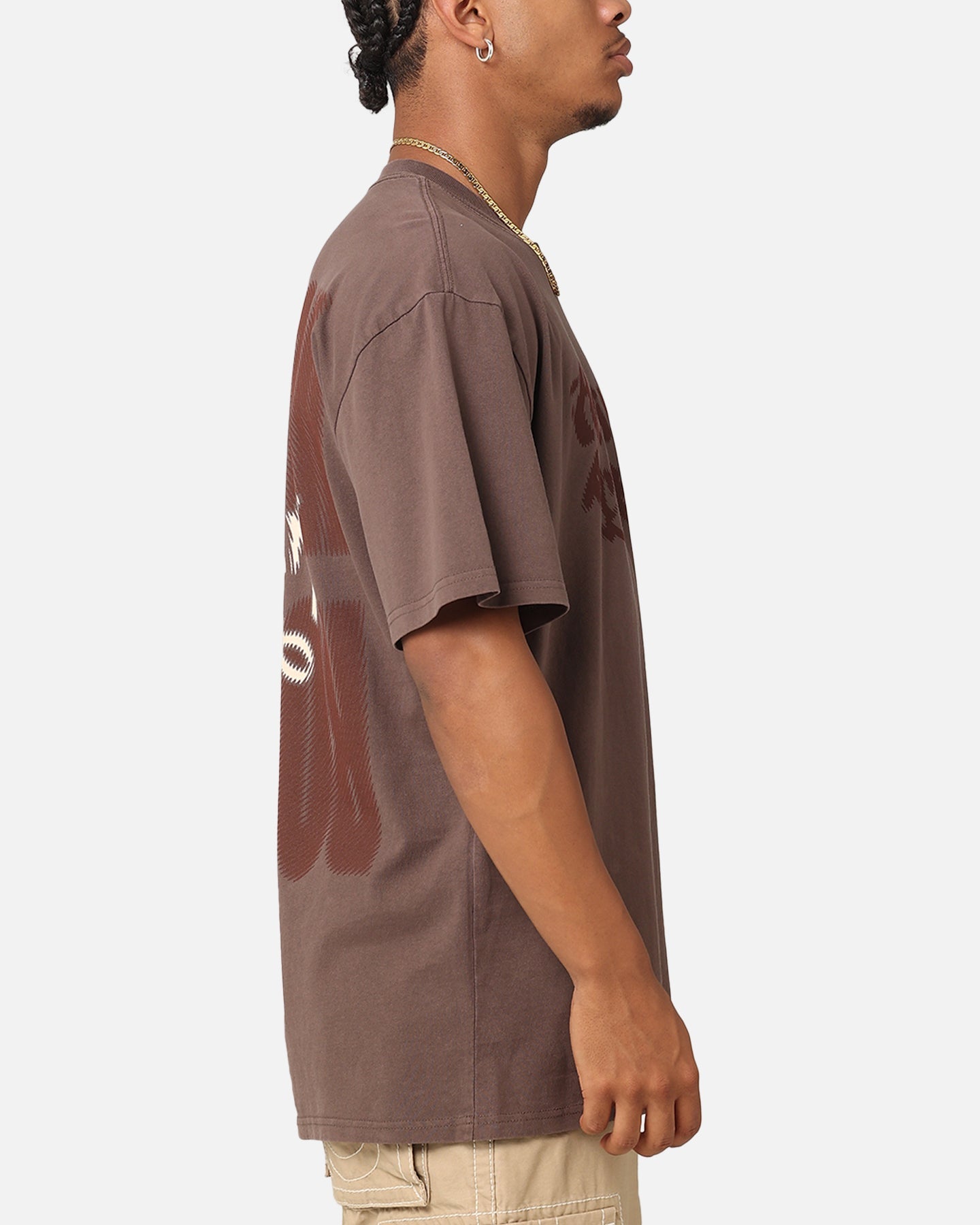 Mitchell & Ness Houston Rockets AG T-Shirt Brown