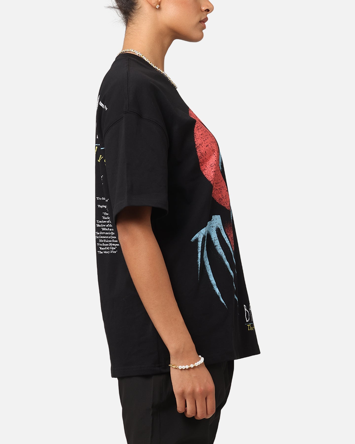 American Thrift X DC 1993 Batman Vintage T-Shirt Black Style001