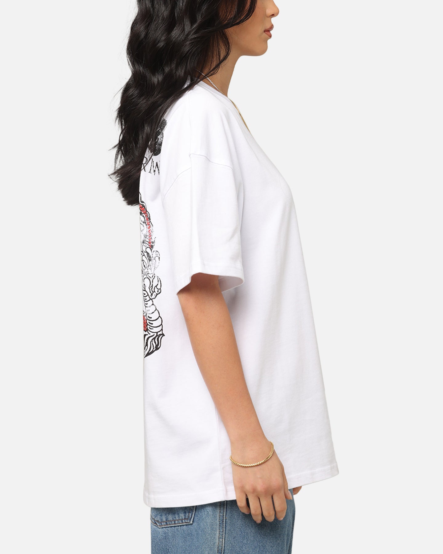 Goat Crew Osaka Dragon T-Shirt White Style001