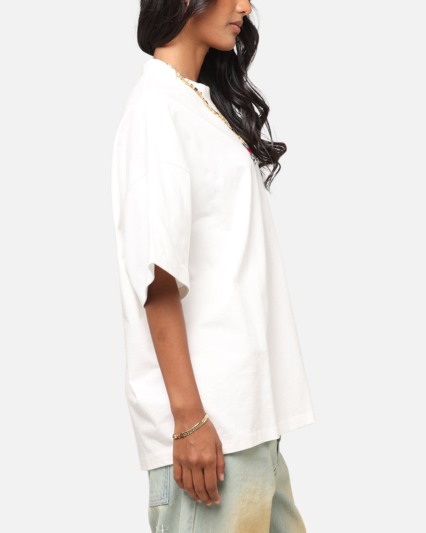 Carre Romance T-Shirt Off White Style001