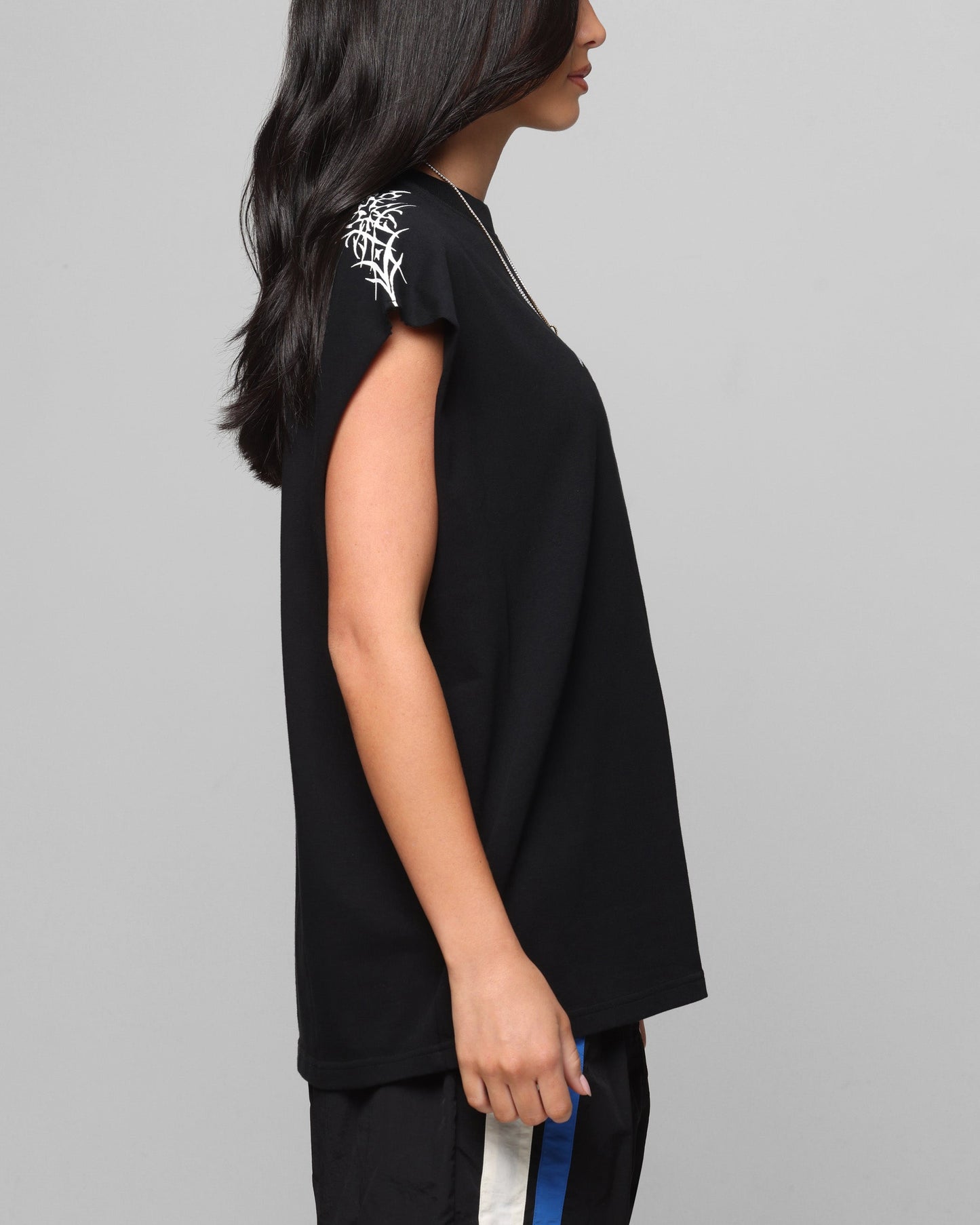 Loiter Cyber Muscle T-Shirt Black Style001