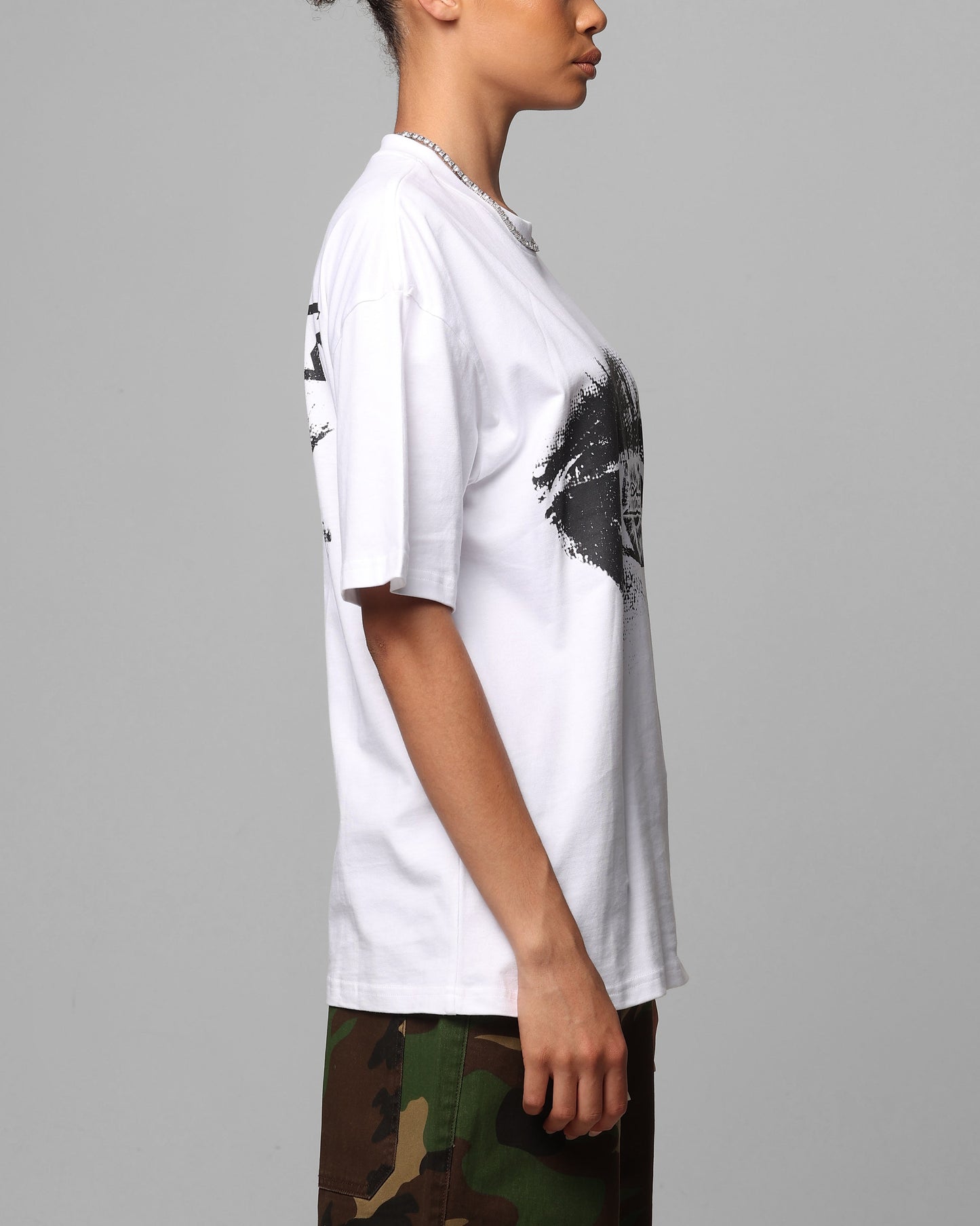 Loiter All Seeing Eye T-Shirt White Style001
