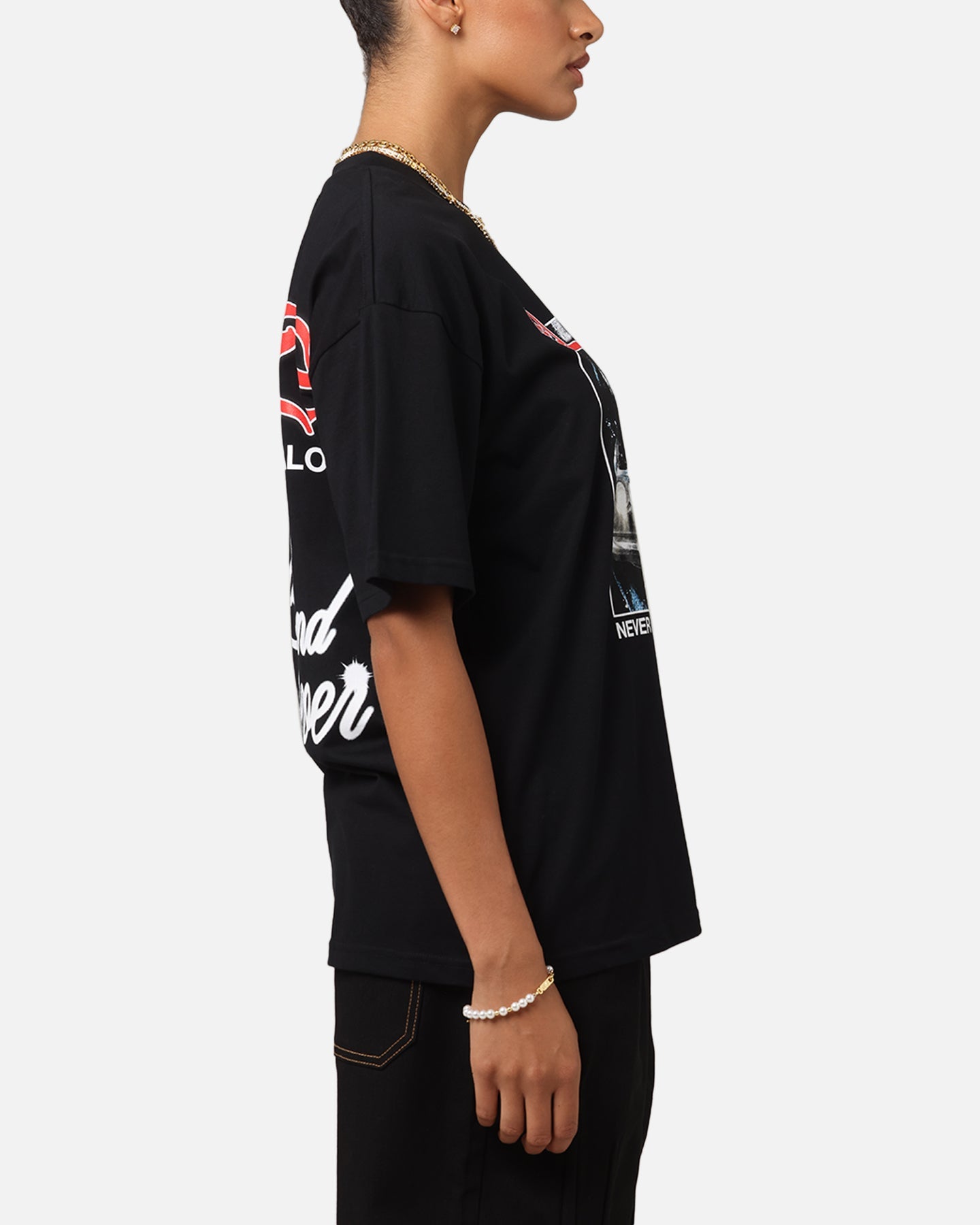 Loiter Always And Forever T-Shirt Black Style001