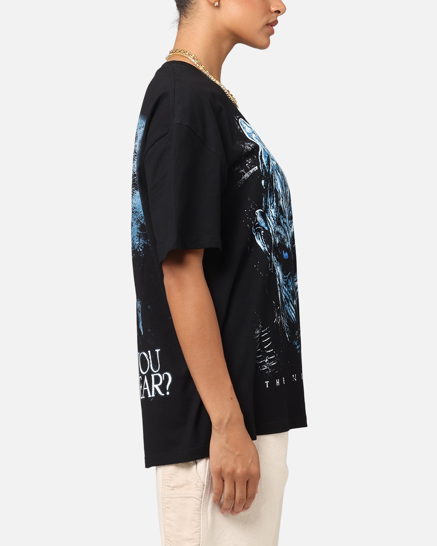 Goat Crew X Game Of Thrones Night Kings Heavy T-Shirt Black Style001