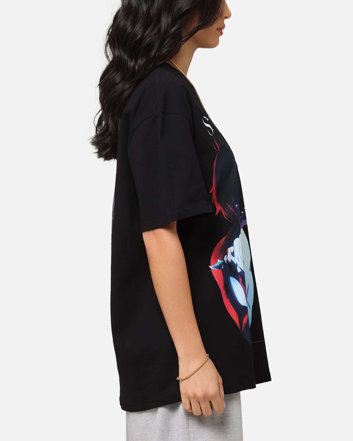 Goat Crew X Solo Leveling Solo Leveling Heavy T-Shirt Black Style001