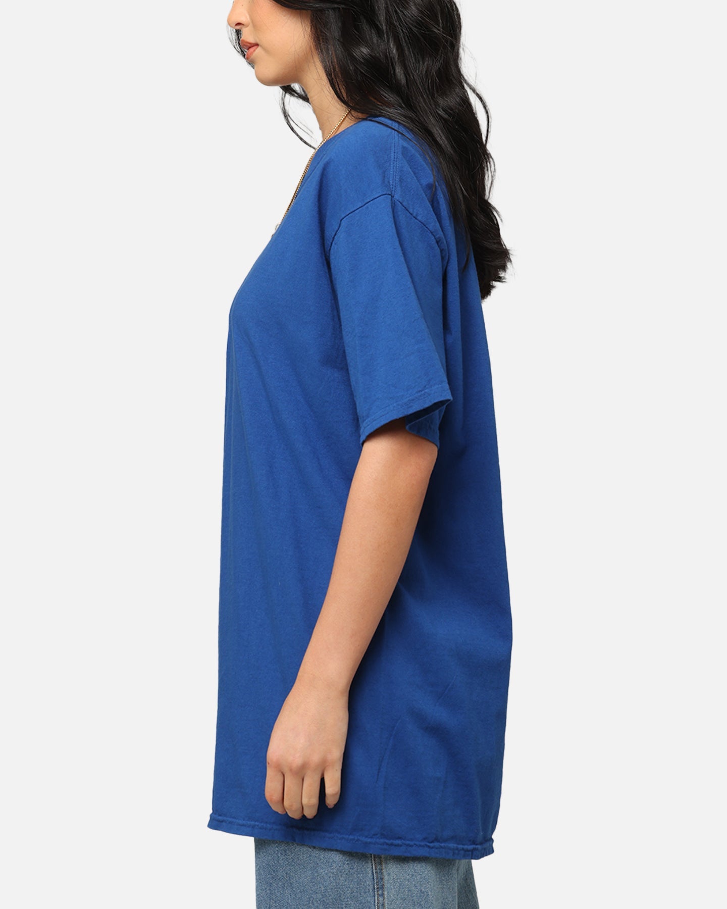 Culture Kings Basic T-Shirt Cobalt Blue Style001