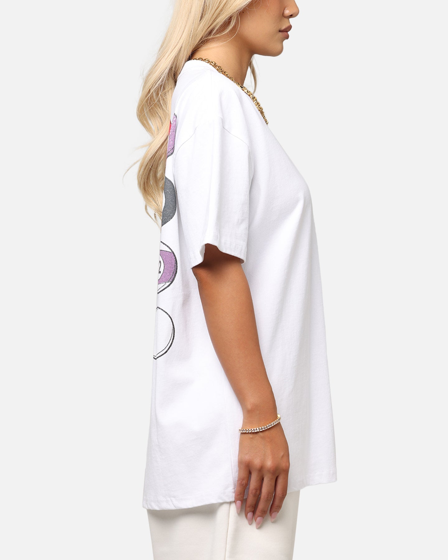 Carre Break T-Shirt White Style001