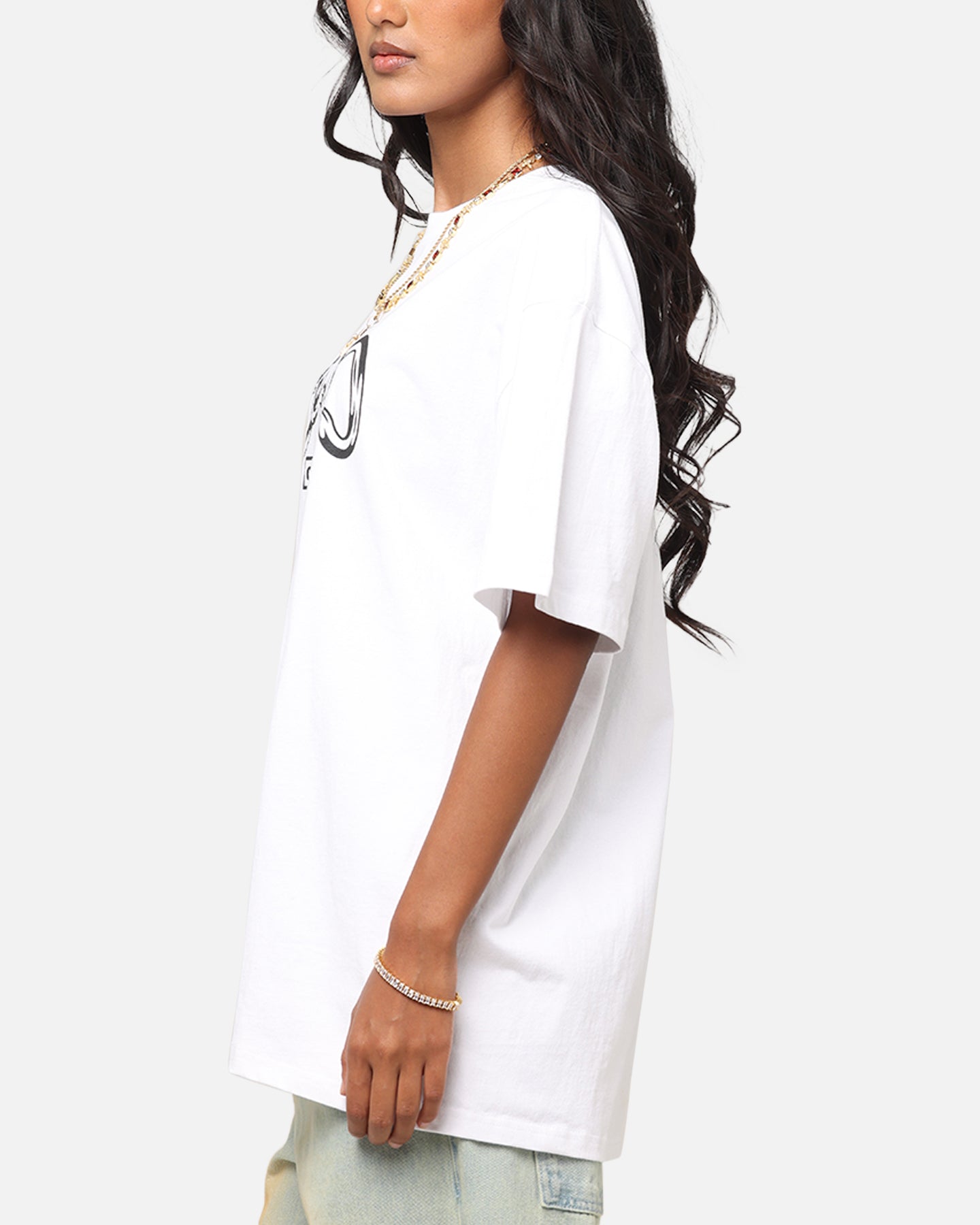 Carre Link T-Shirt White Style001
