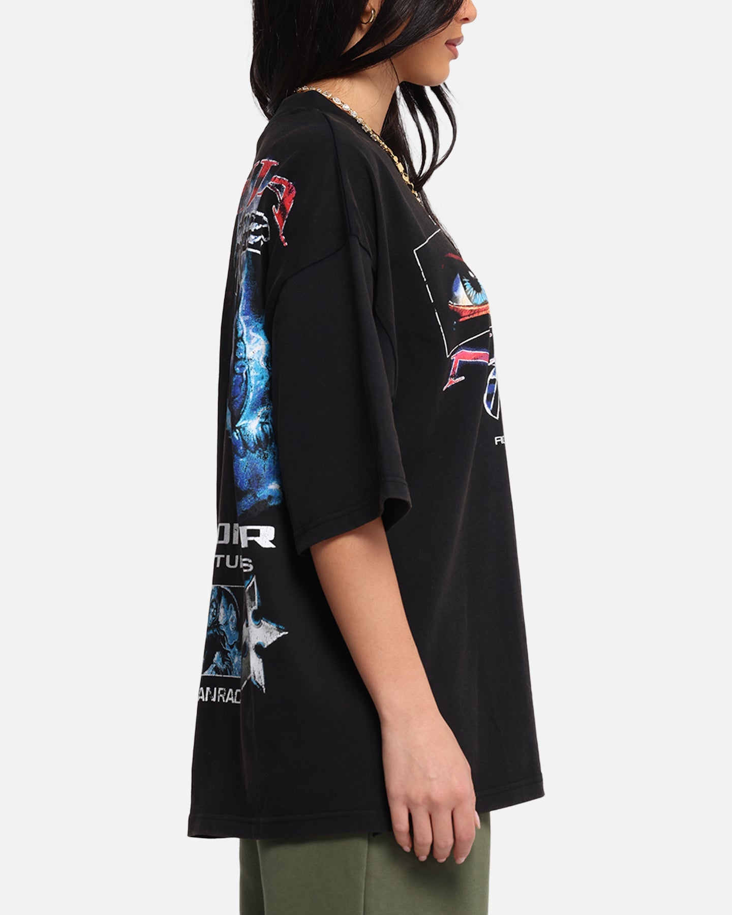 Loiter Ninja Vintage T-Shirt Vintage Charcoal Style001
