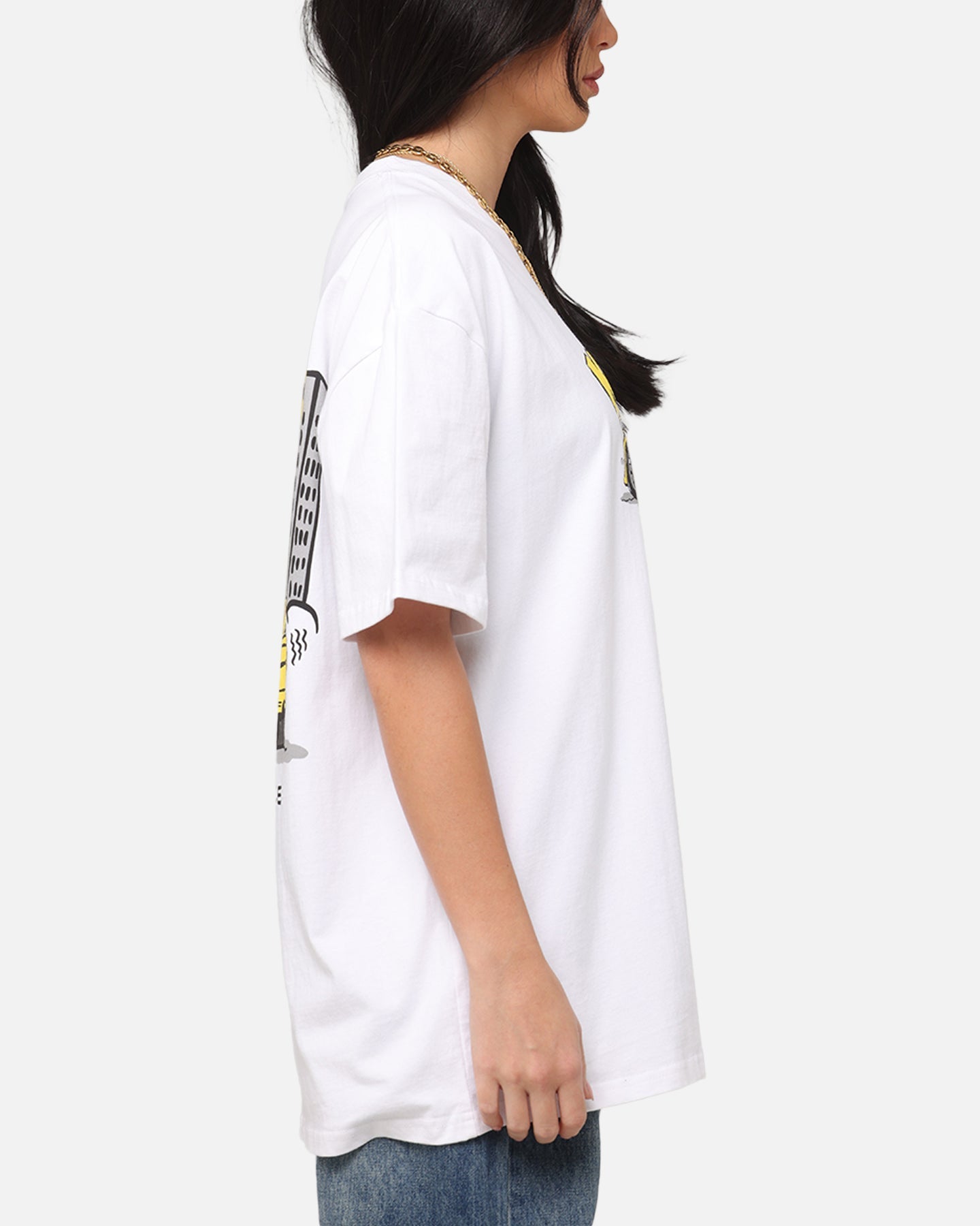 Key Street X FRKO Racoons T-Shirt White Style001