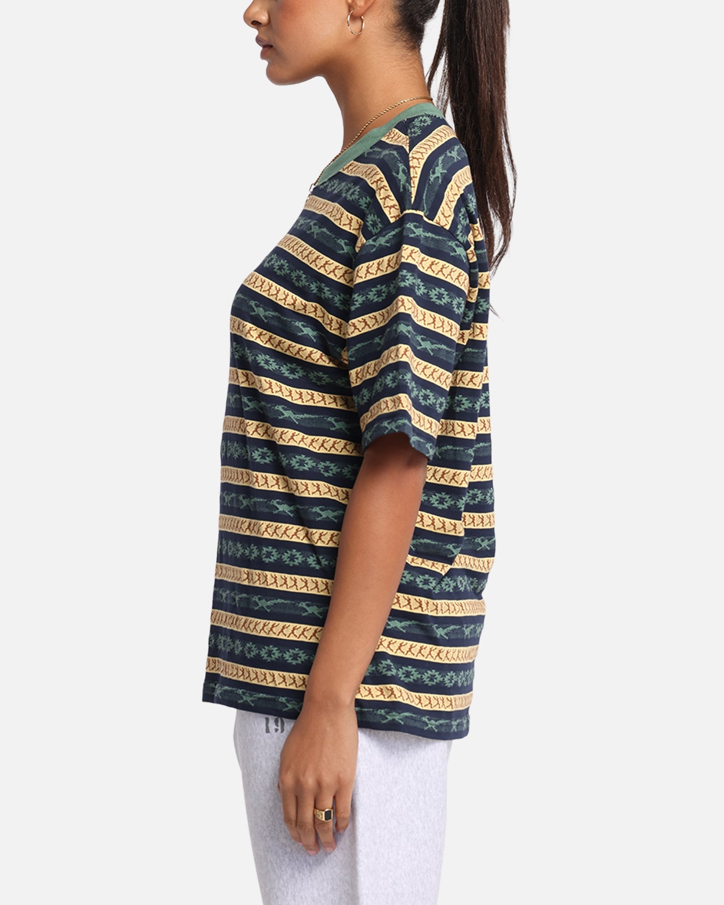 Champion Chimayo Jacquard T-Shirt Dark Green Style001