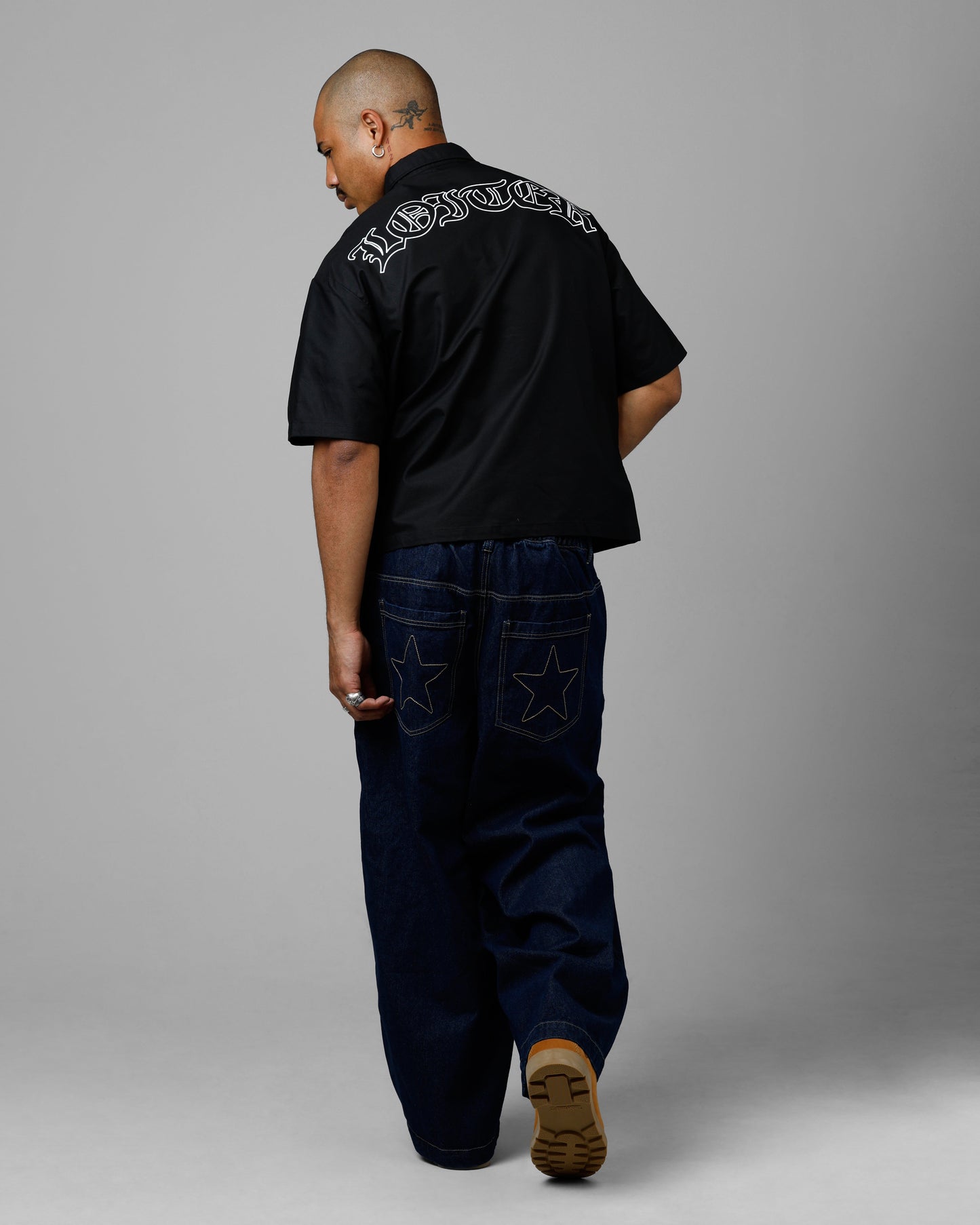 Loiter Chopper Work Shirt Black