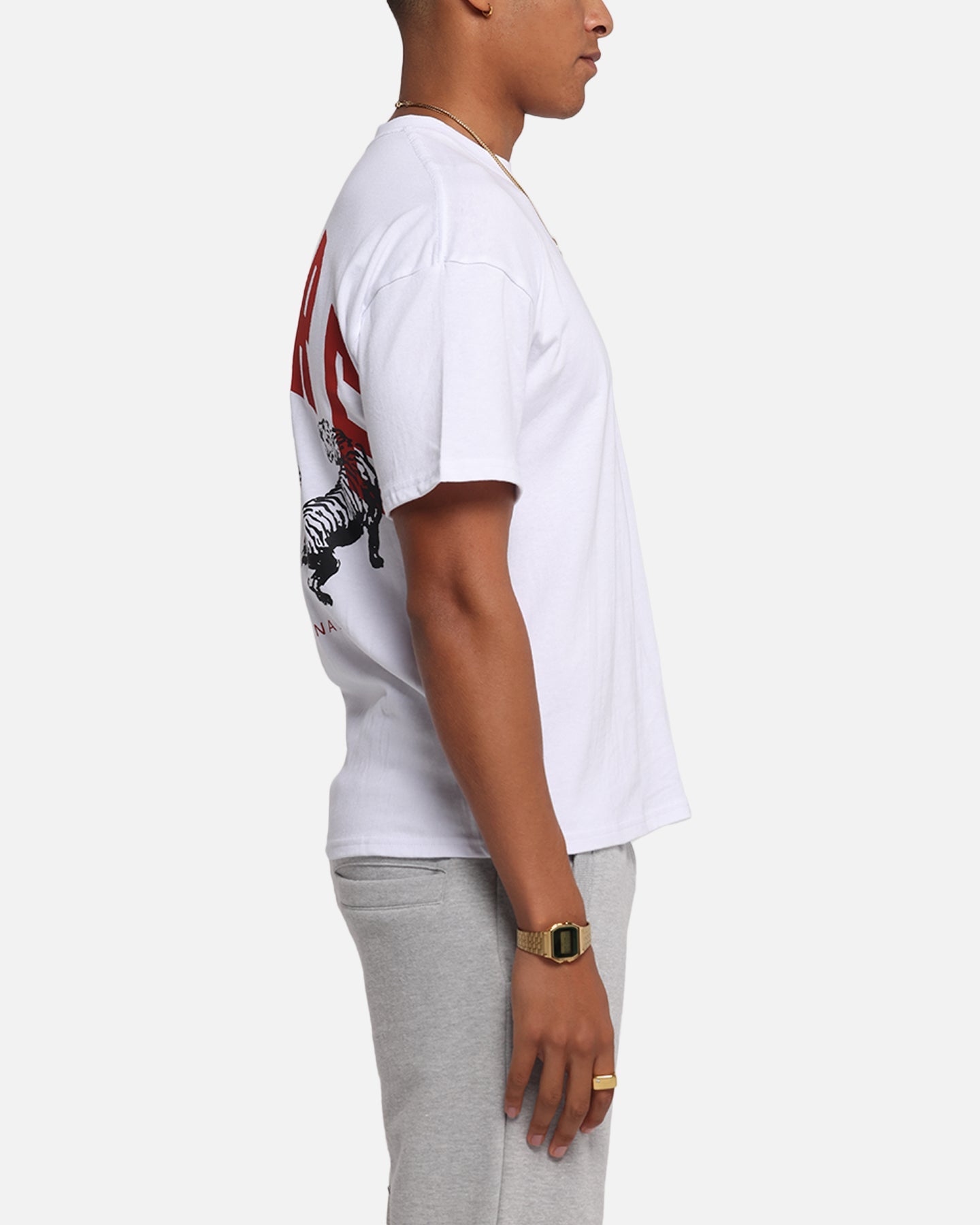 Carre Tiger Glow T-Shirt White