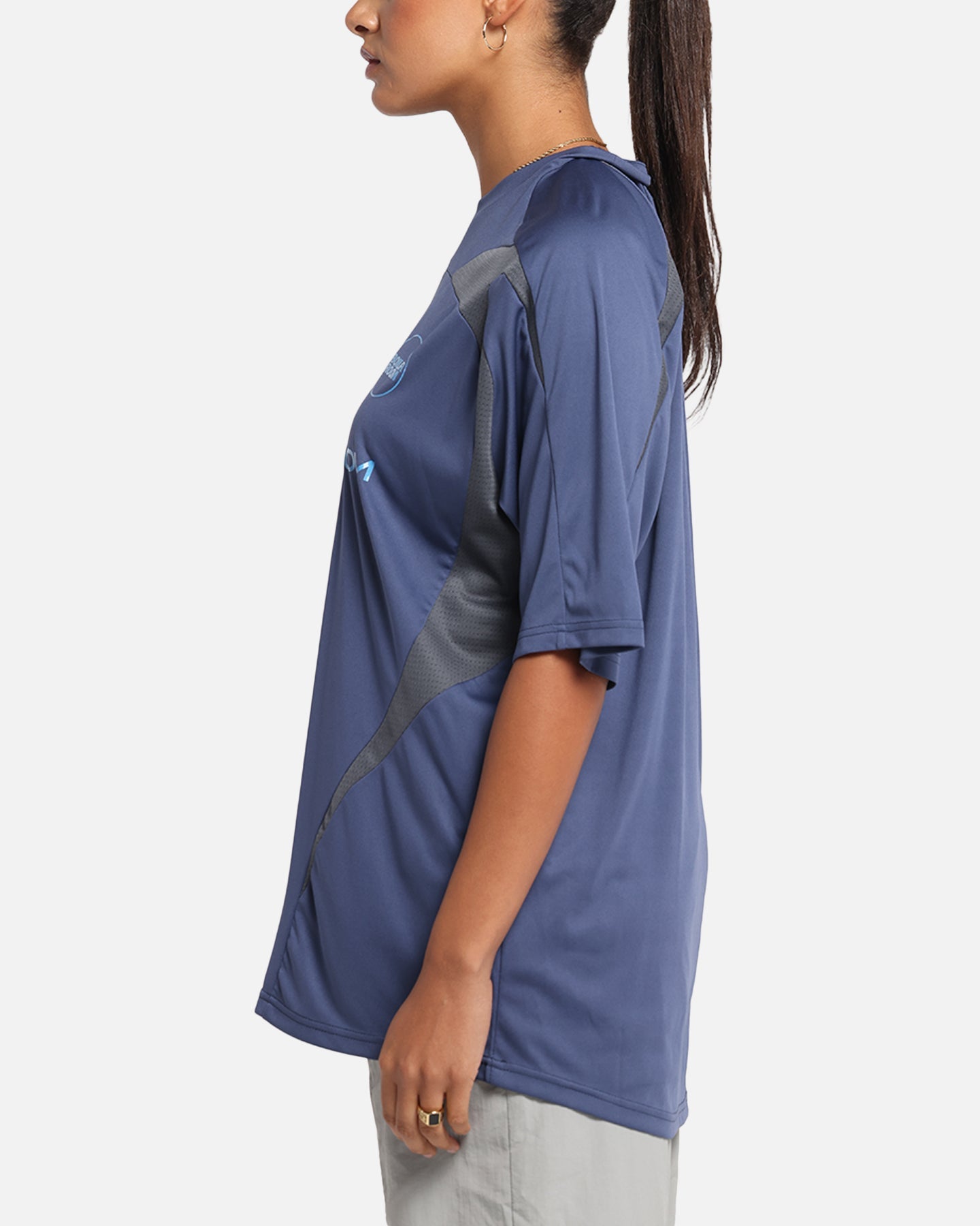 Boiler Room X Umbro Football Jersey T-Shirt Blue Style001